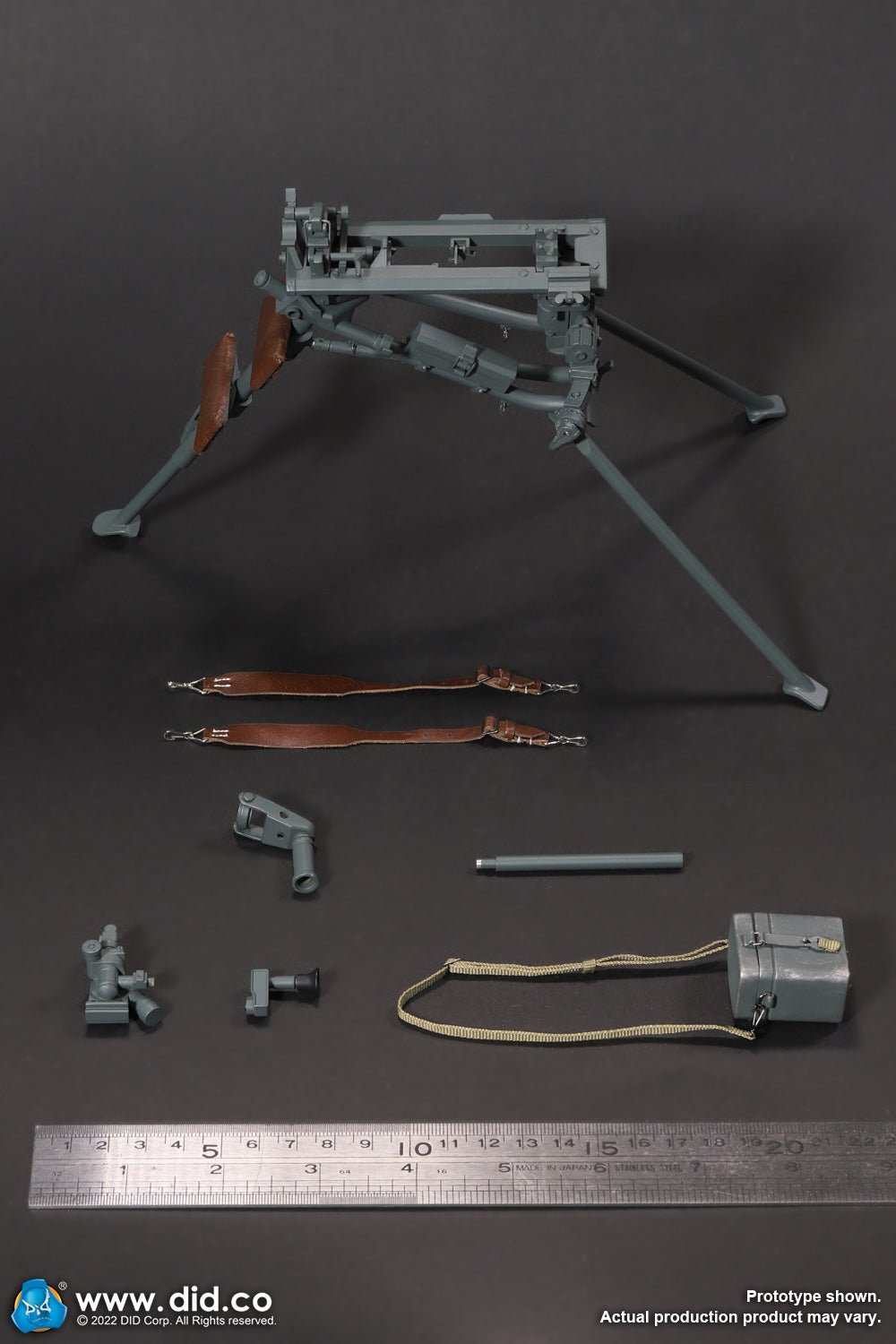 1/6 Scale Tripod for MG34 Green - NIB Weapons Set DID E60069G