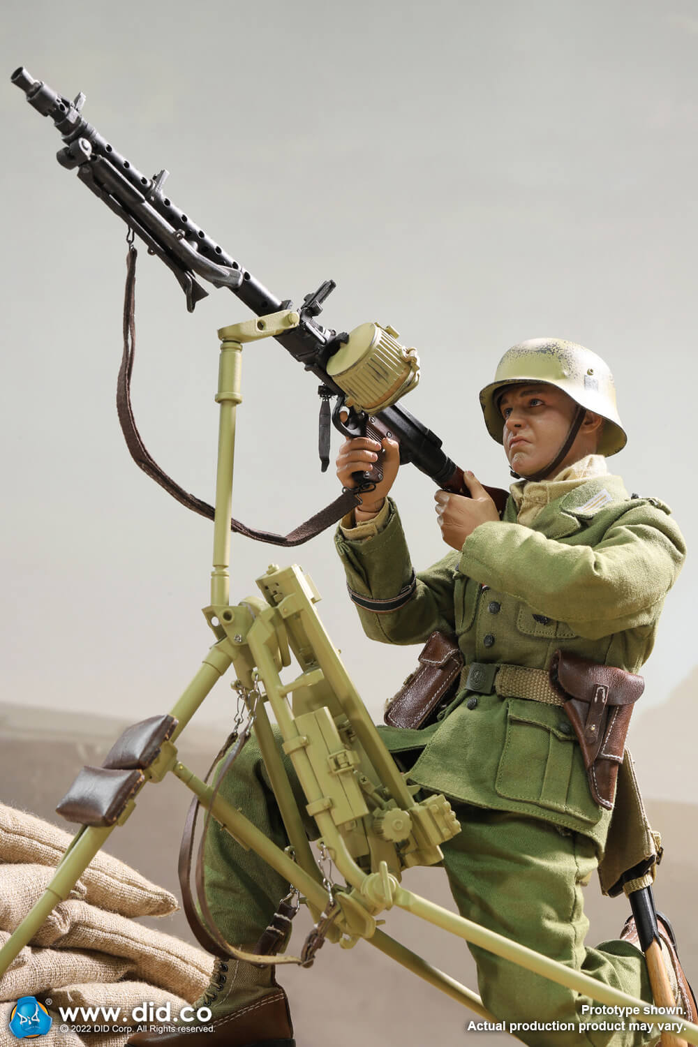 1/6 Scale Tripod for MG34 Yellow - NIB weapons Set DID E60069Y