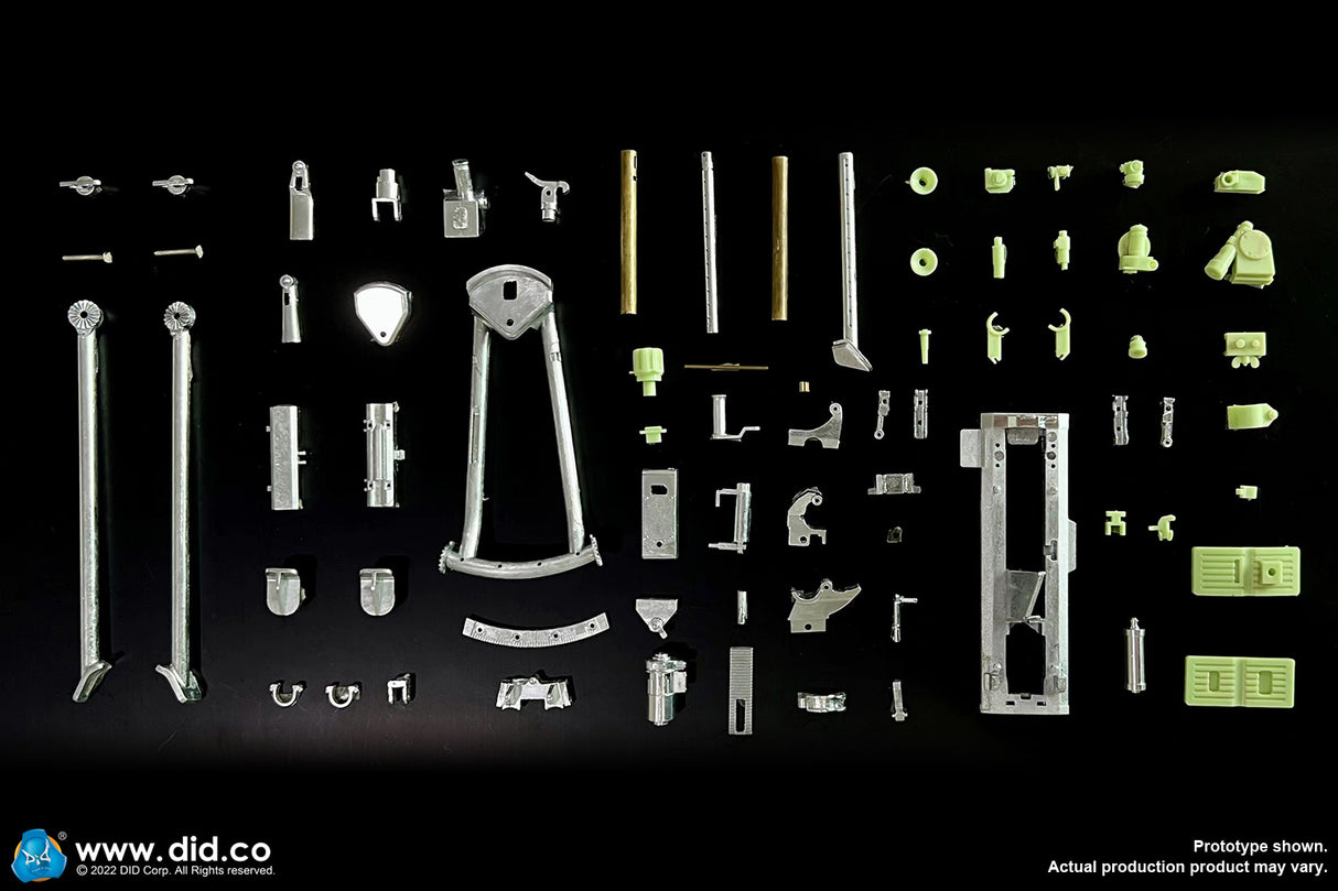 1/6 Scale Tripod for MG34 Green - NIB Weapons Set DID E60069G