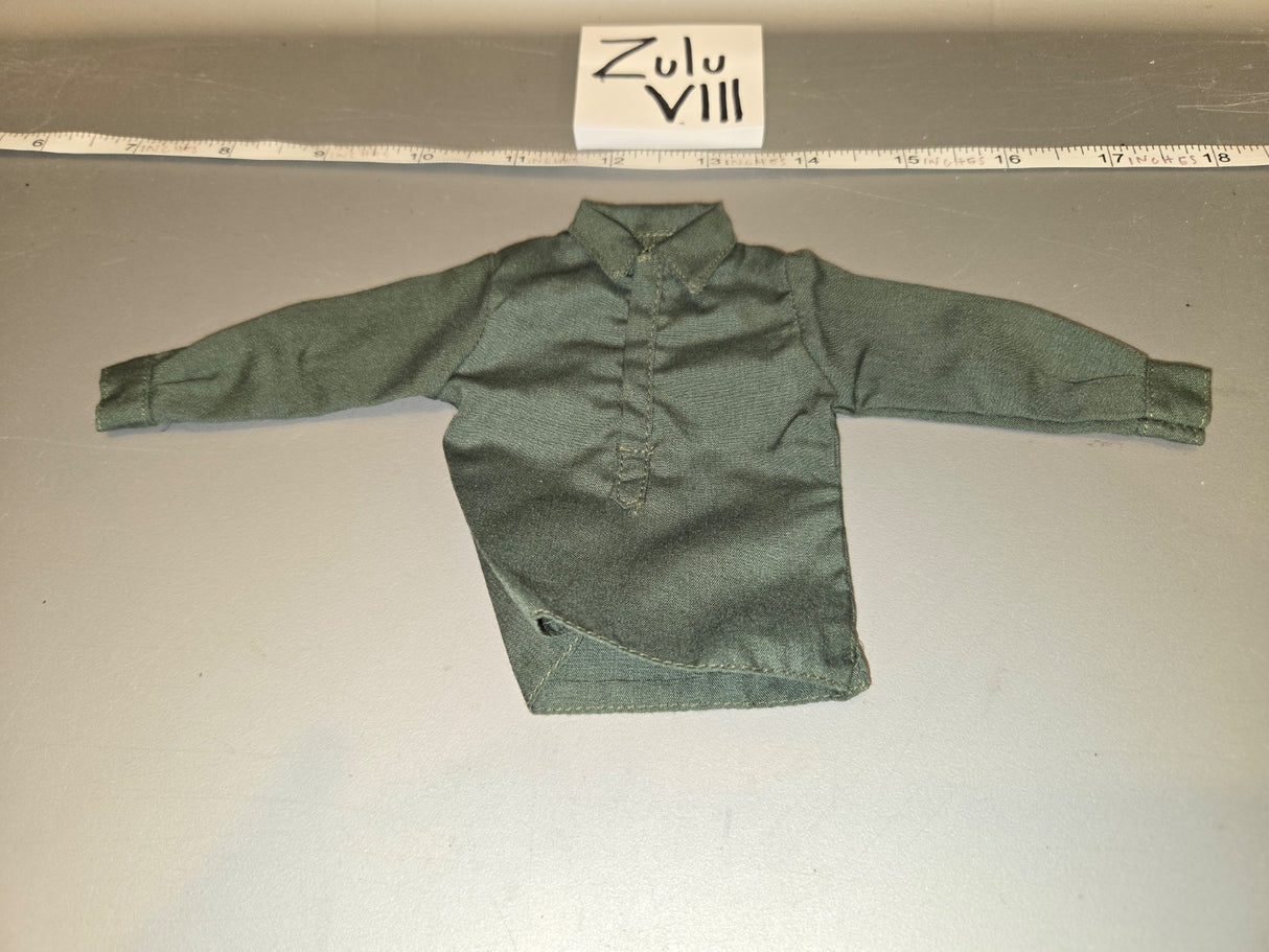 1/6 Scale WWII German OD Green Field Shirt - Zulu VIII