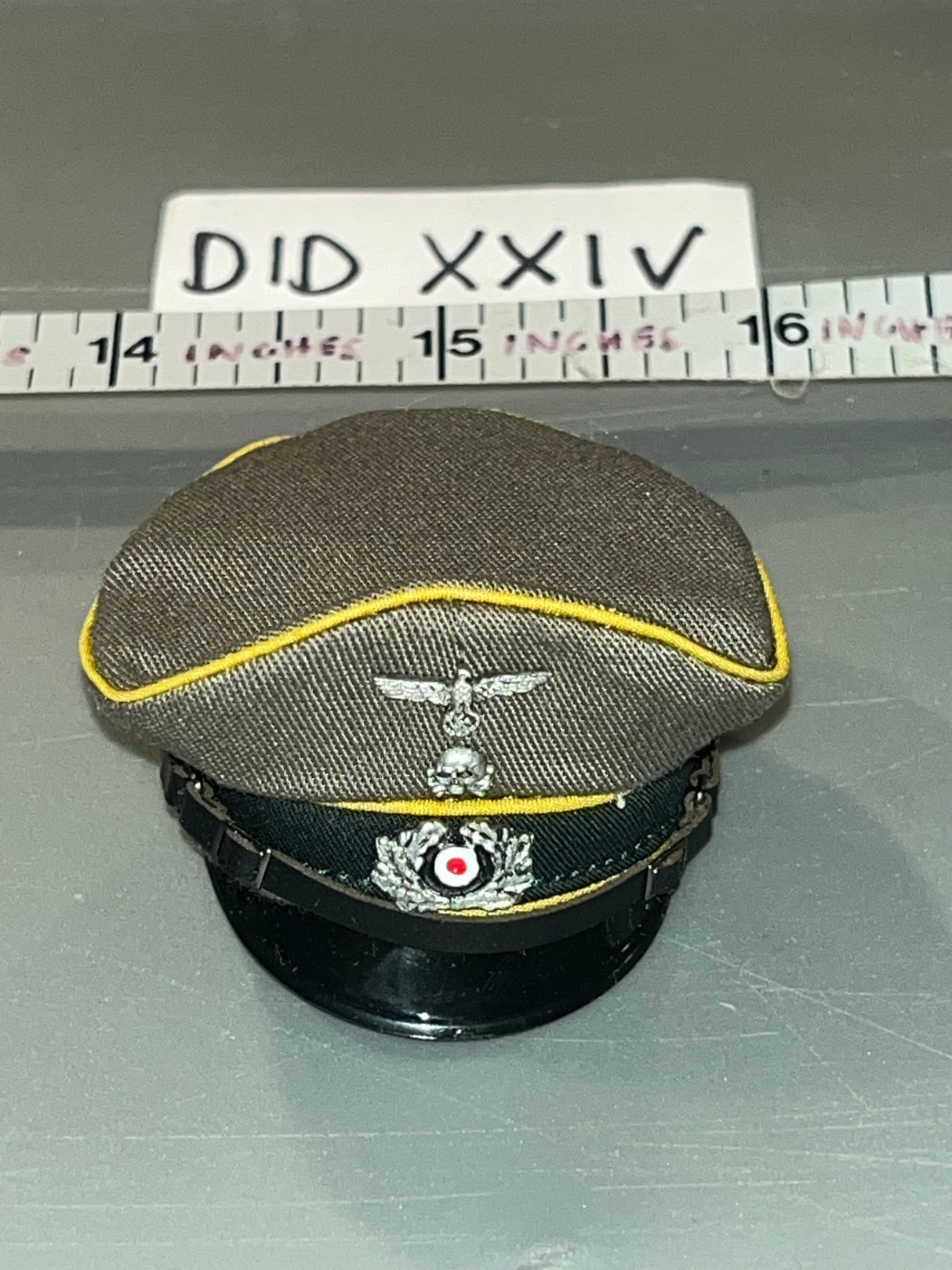 1/6 Scale WWII German Officer Hat - DID D80193 Cavalry Standard Bearer Anselm