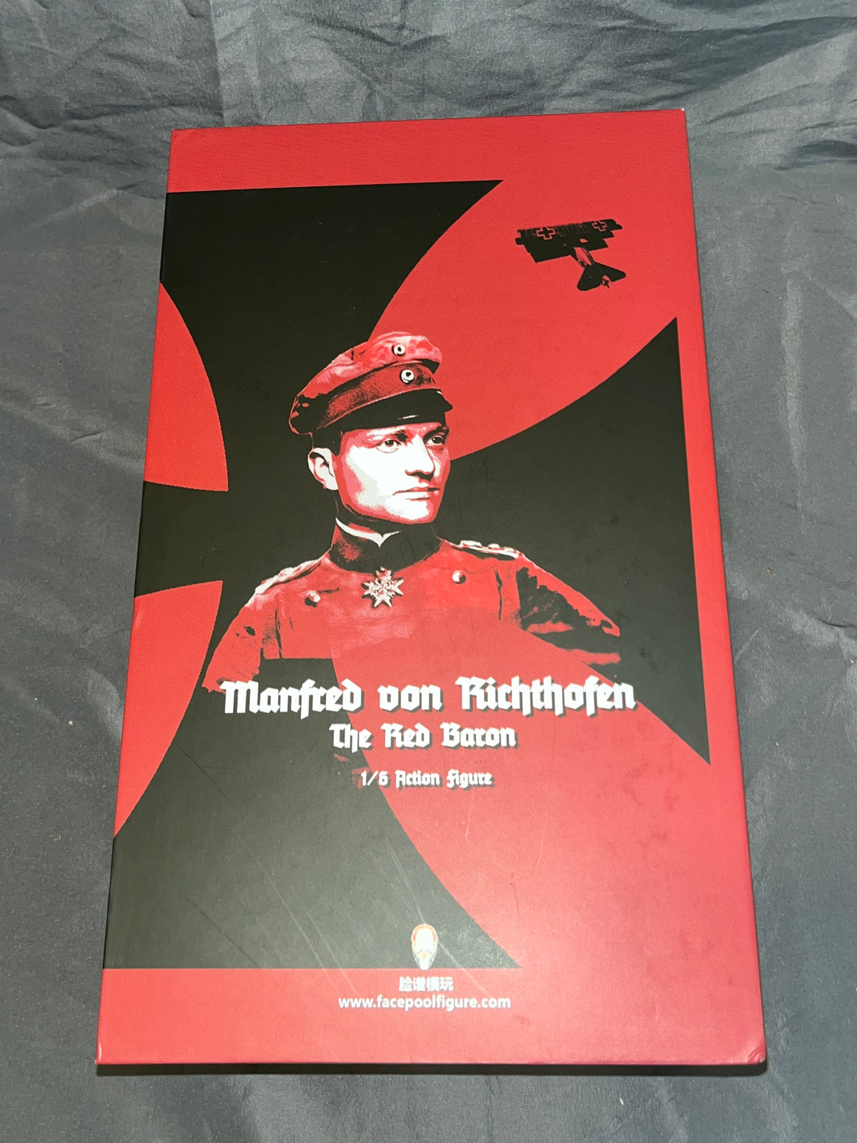 1/6 Scale World War One Manfred von Richtofen The Red Baron - NIB Facepool