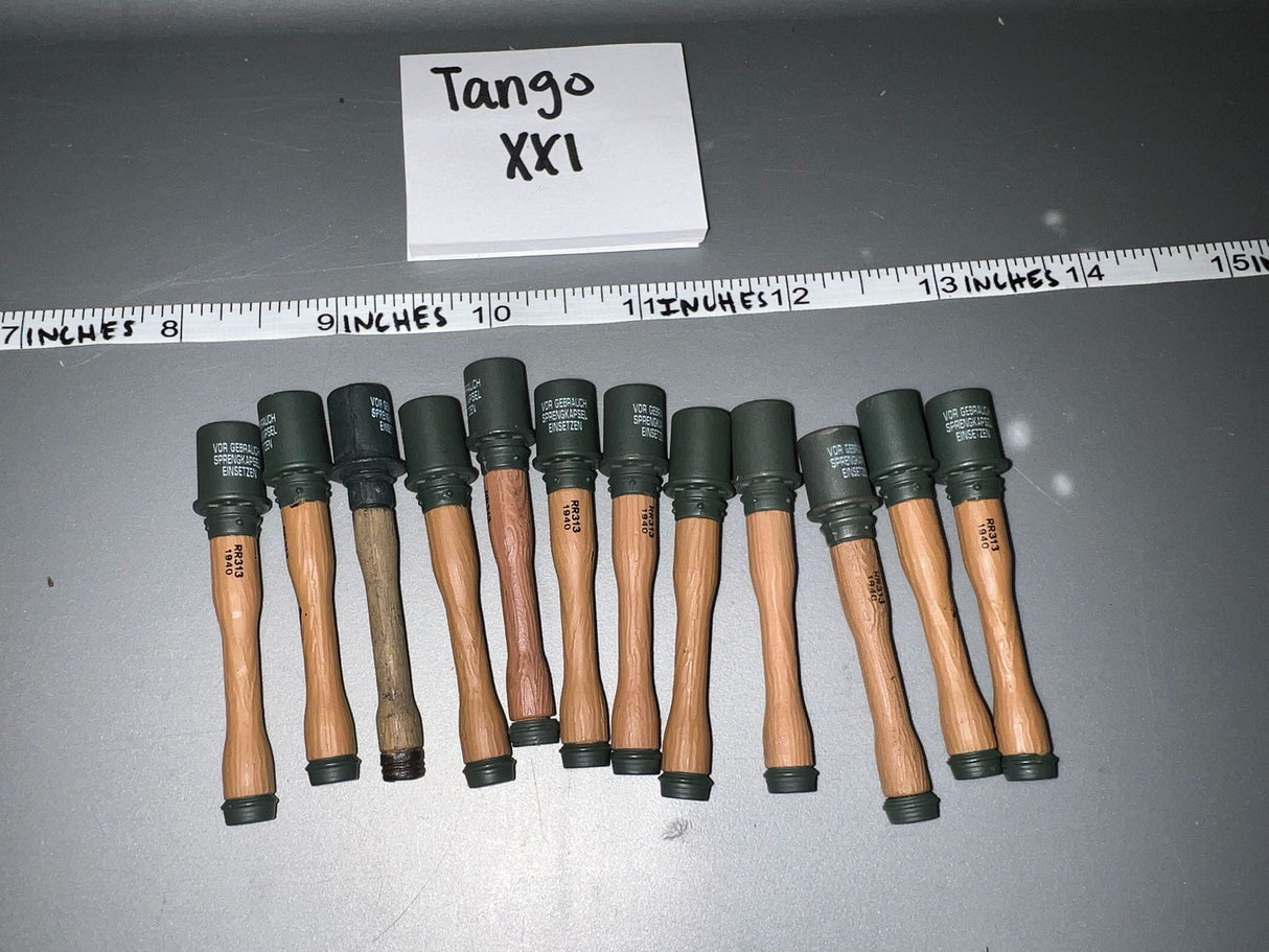 1/6 WWII German Grenade Lot