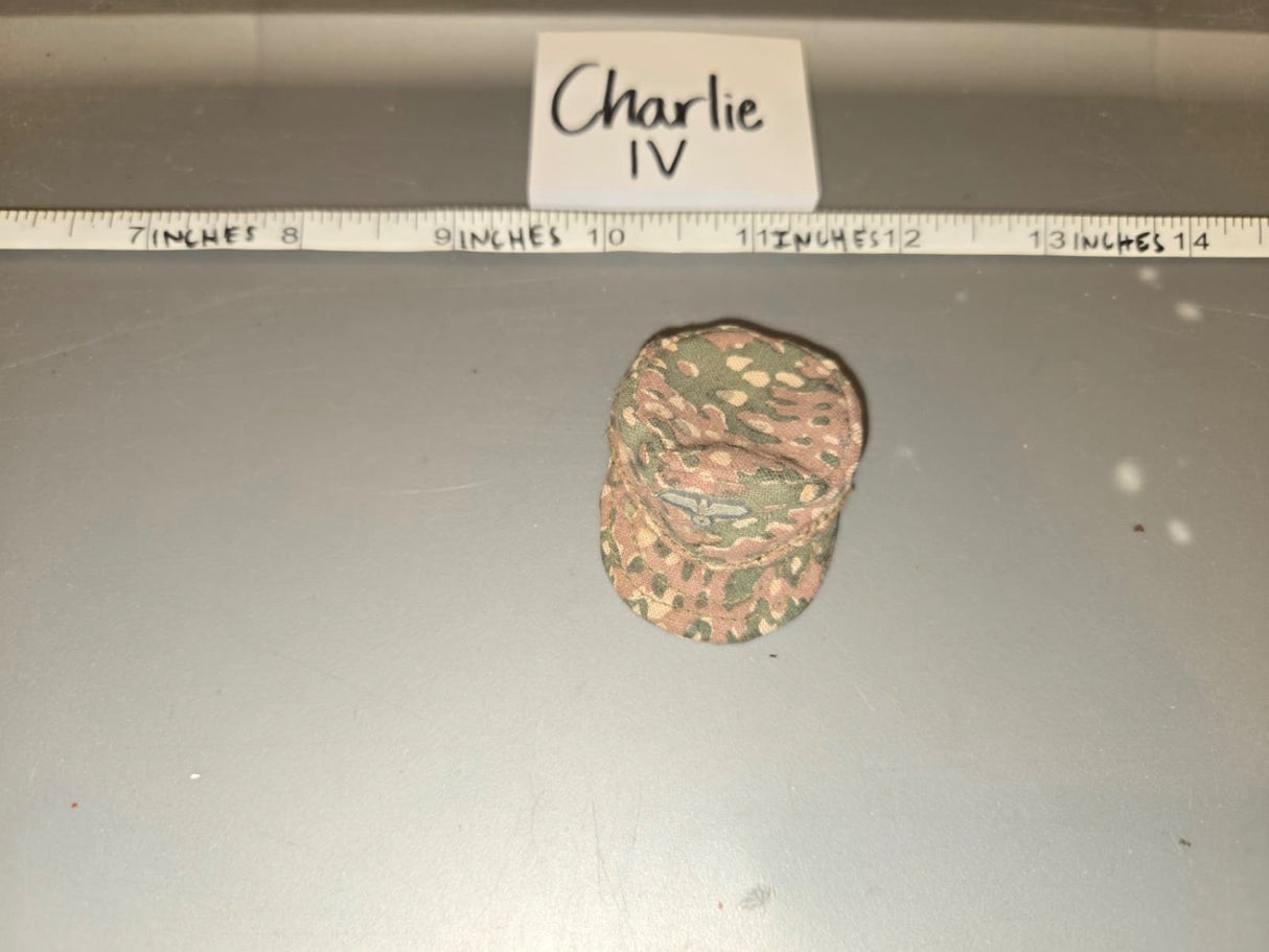 1/6 Scale WWII German Waffen Camouflage Field Cap - Charlie IV