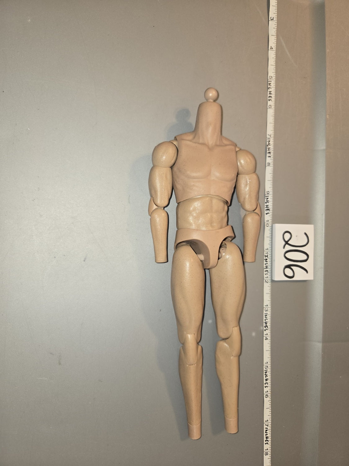 1/6 Scale Nude Muscular Figure Body - 206