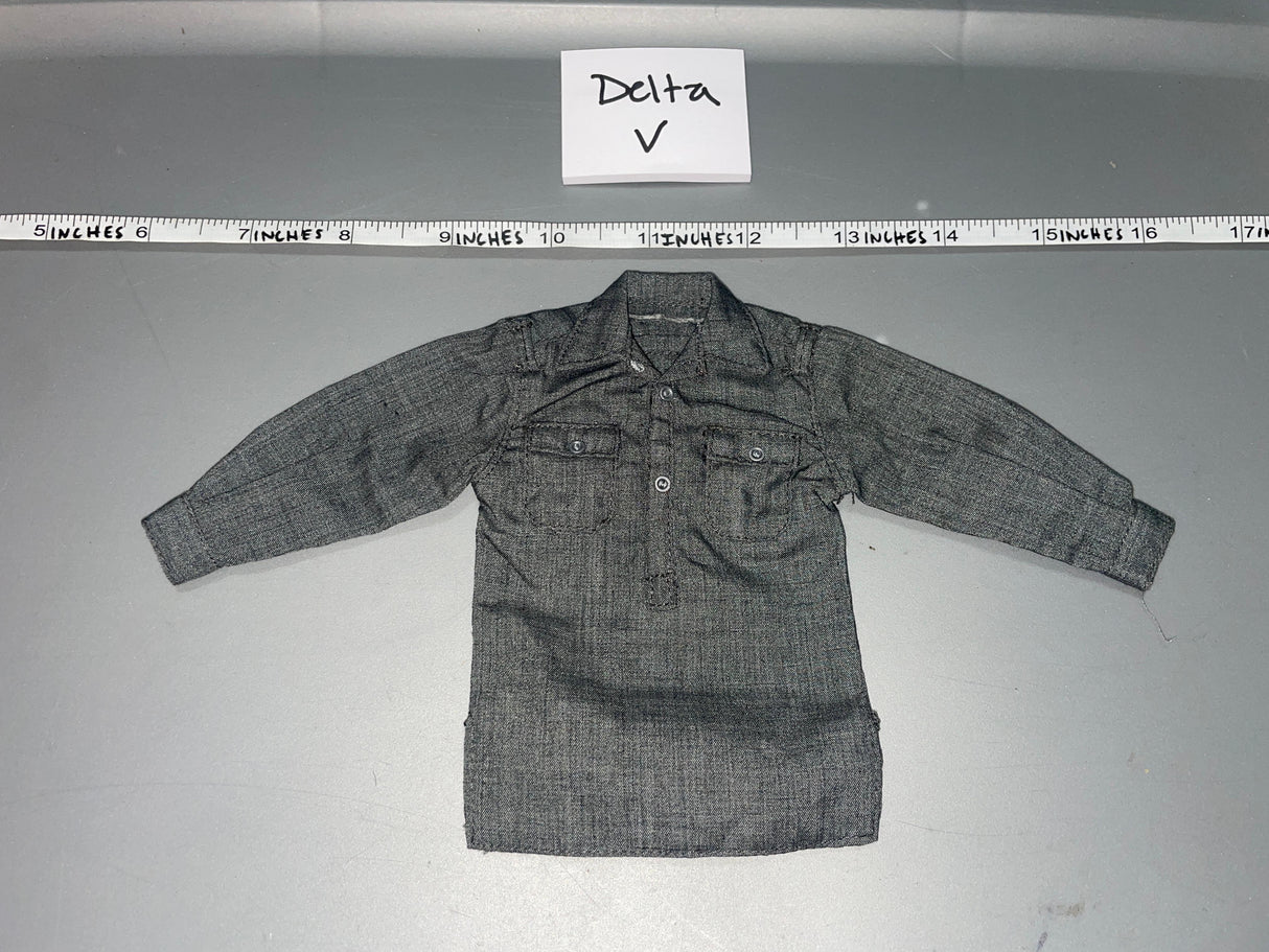 1/6 Scale WWII German Grey Work Shirt