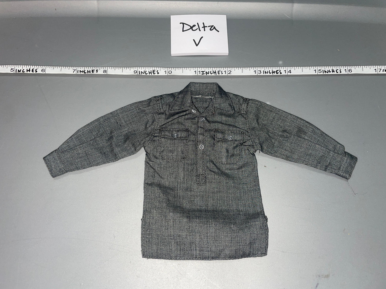 1/6 Scale WWII German Grey Work Shirt