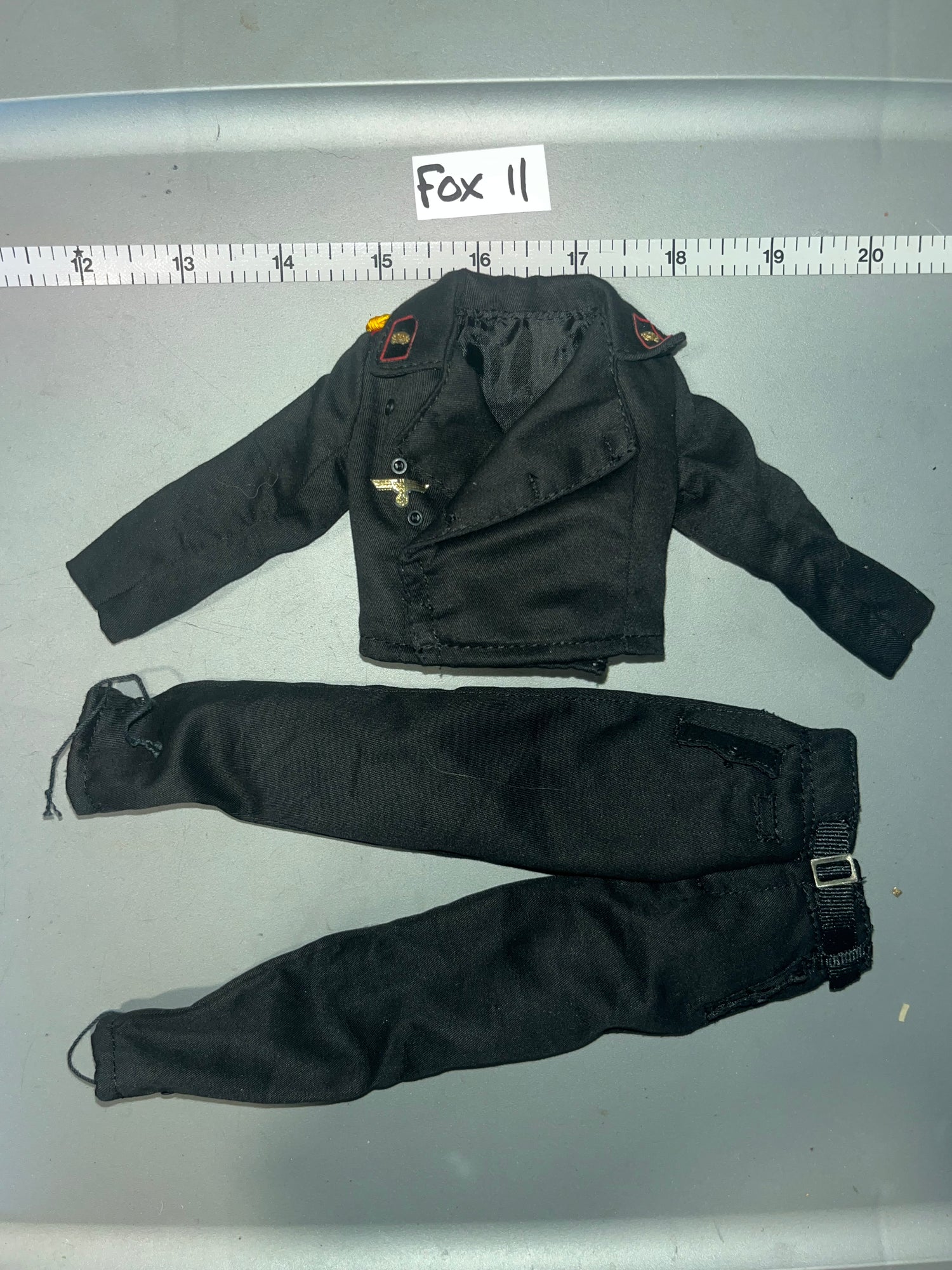 1/6 Scale WWII German Black Tanker Uniform - DID Heinz Guardarian