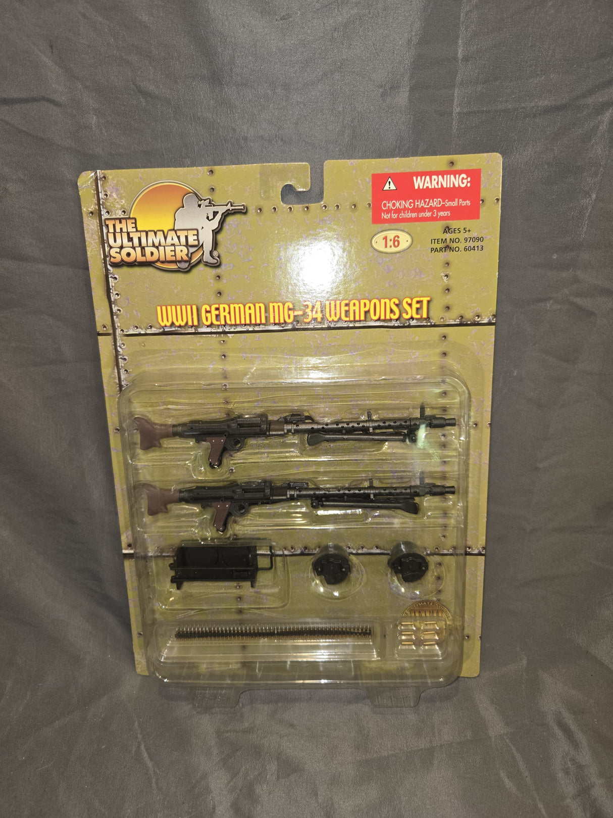 1/6 Scale Ultimate Soldier WWII German MG-34 Weapons Set - NIB