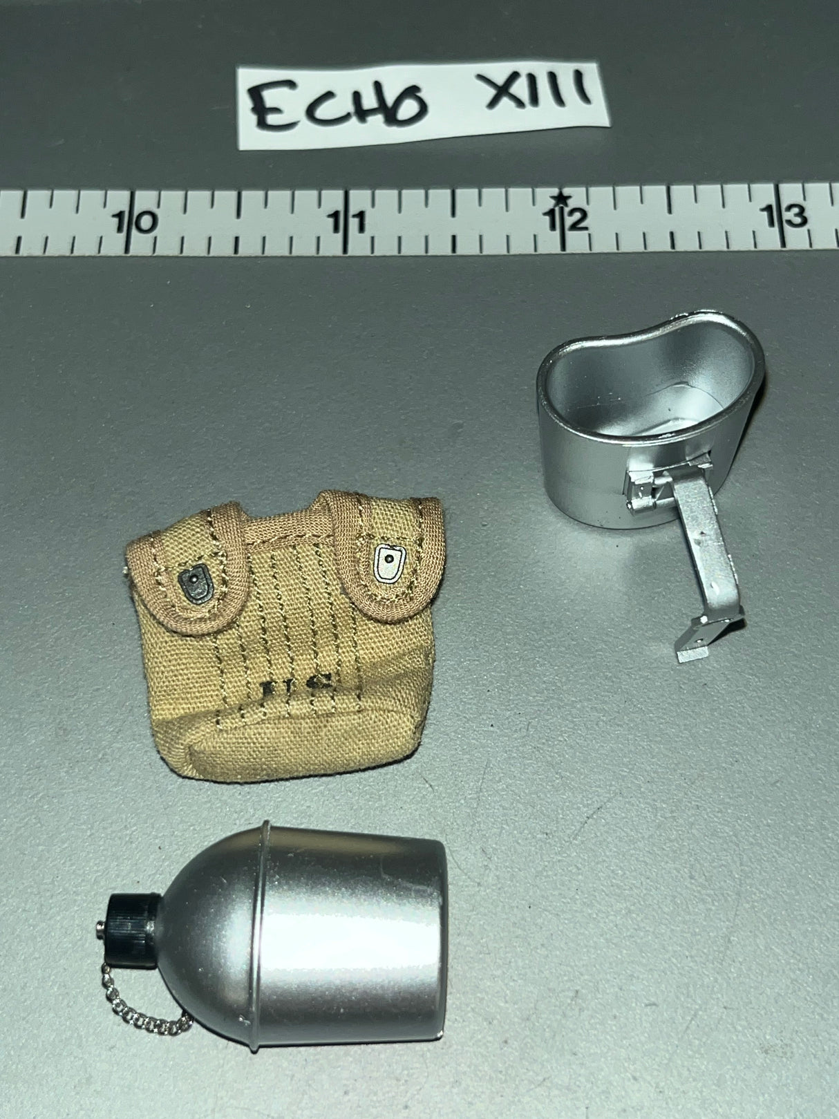 1/6 Scale WWII US Canteen, Cover and Cup
