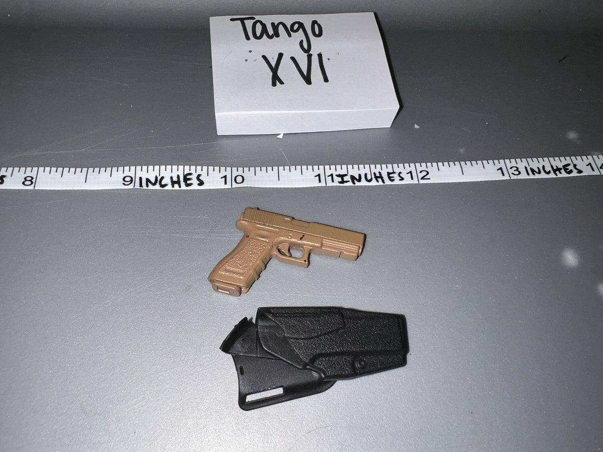 1/6 Scale Modern Pistol and Holster