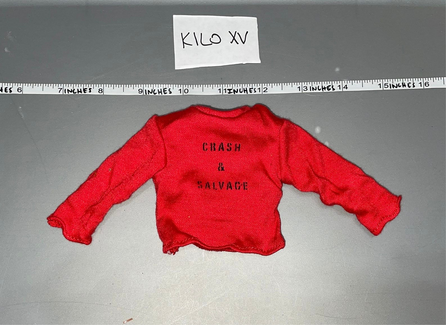 1/6 Scale Modern Era Crash Crew Firefighter Sweater - Navy