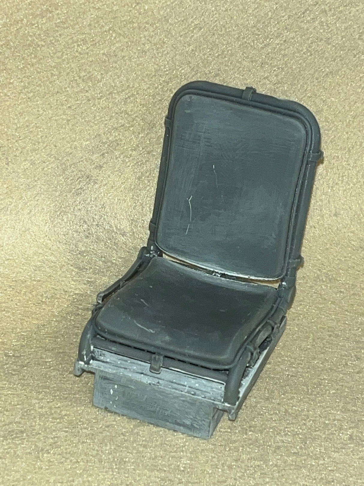 1/6 Scale WWII German Halftrack Seat- Unfinished Model Kit - Warprints