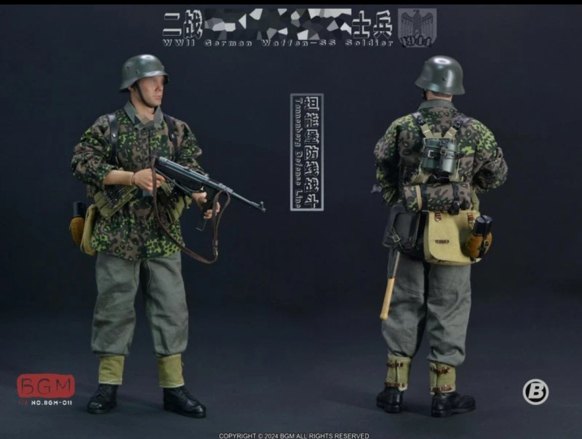 1/6 Scale WWII German Waffen SS Tannenberg Line MP-40 Uniform Set “B” - BGM - NIB