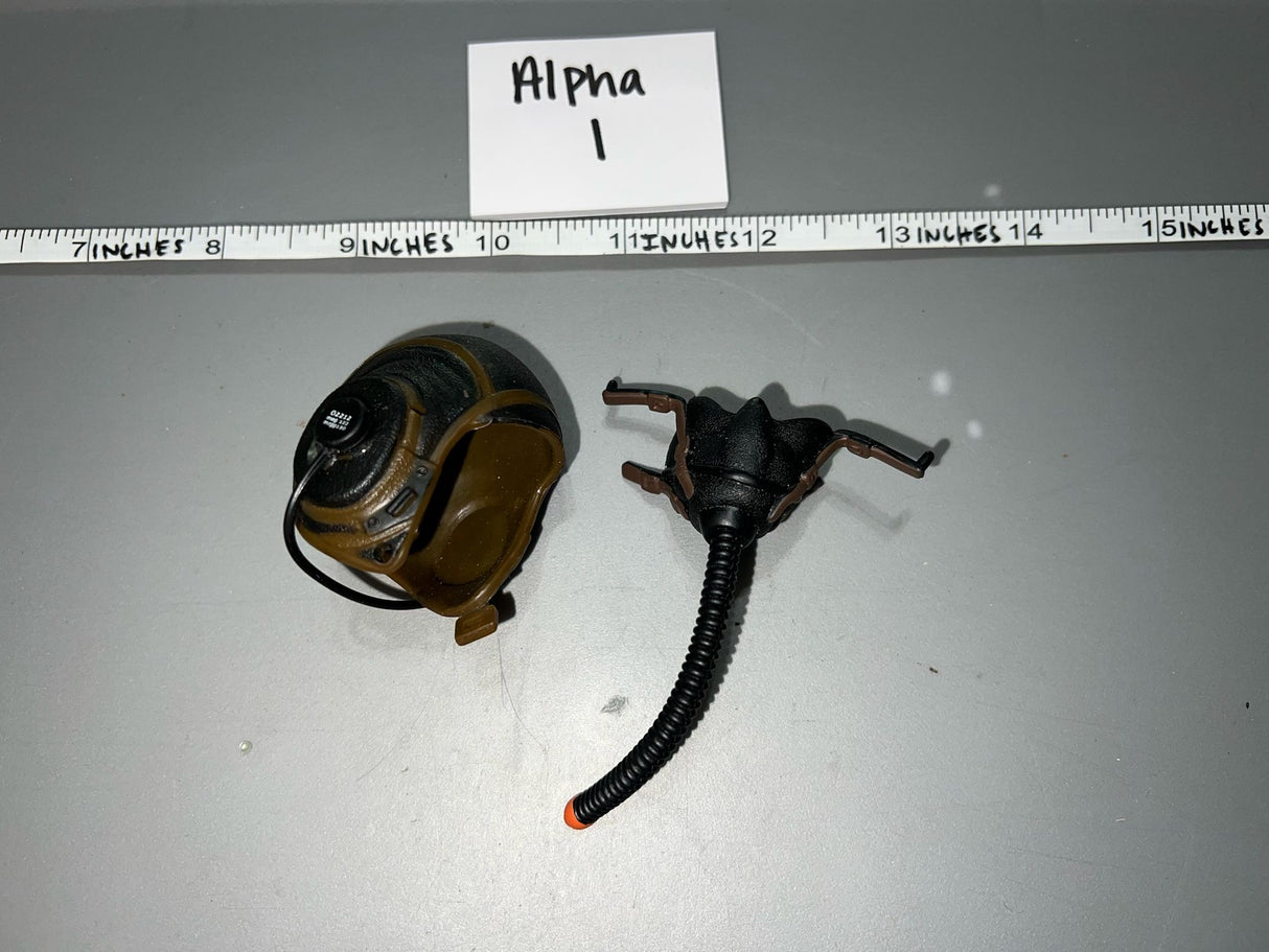 1:6 WWII US  Aviator / Pilot Flight Helmet