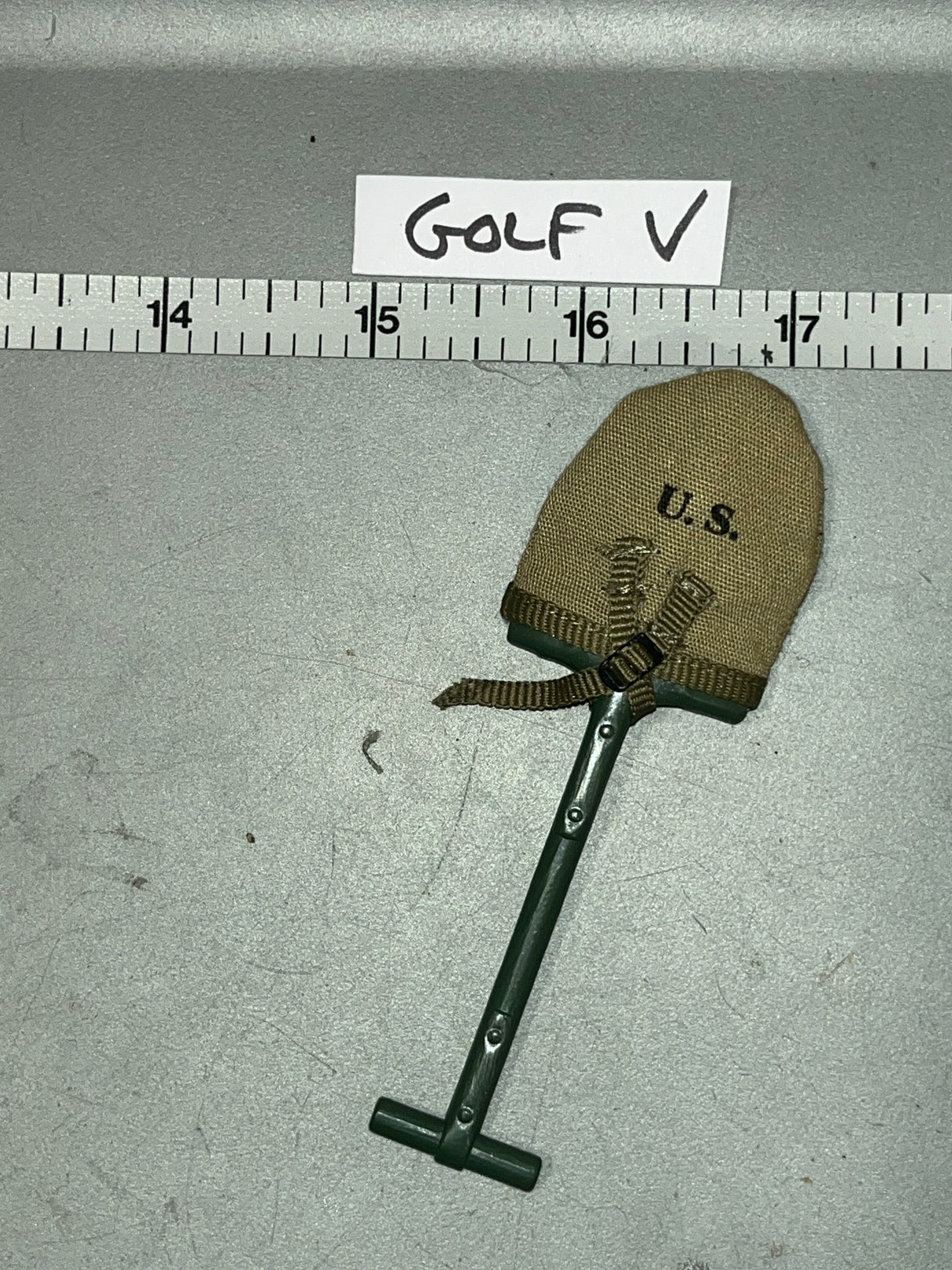 1/6 Scale WWII US Entrenching Tool and Cover