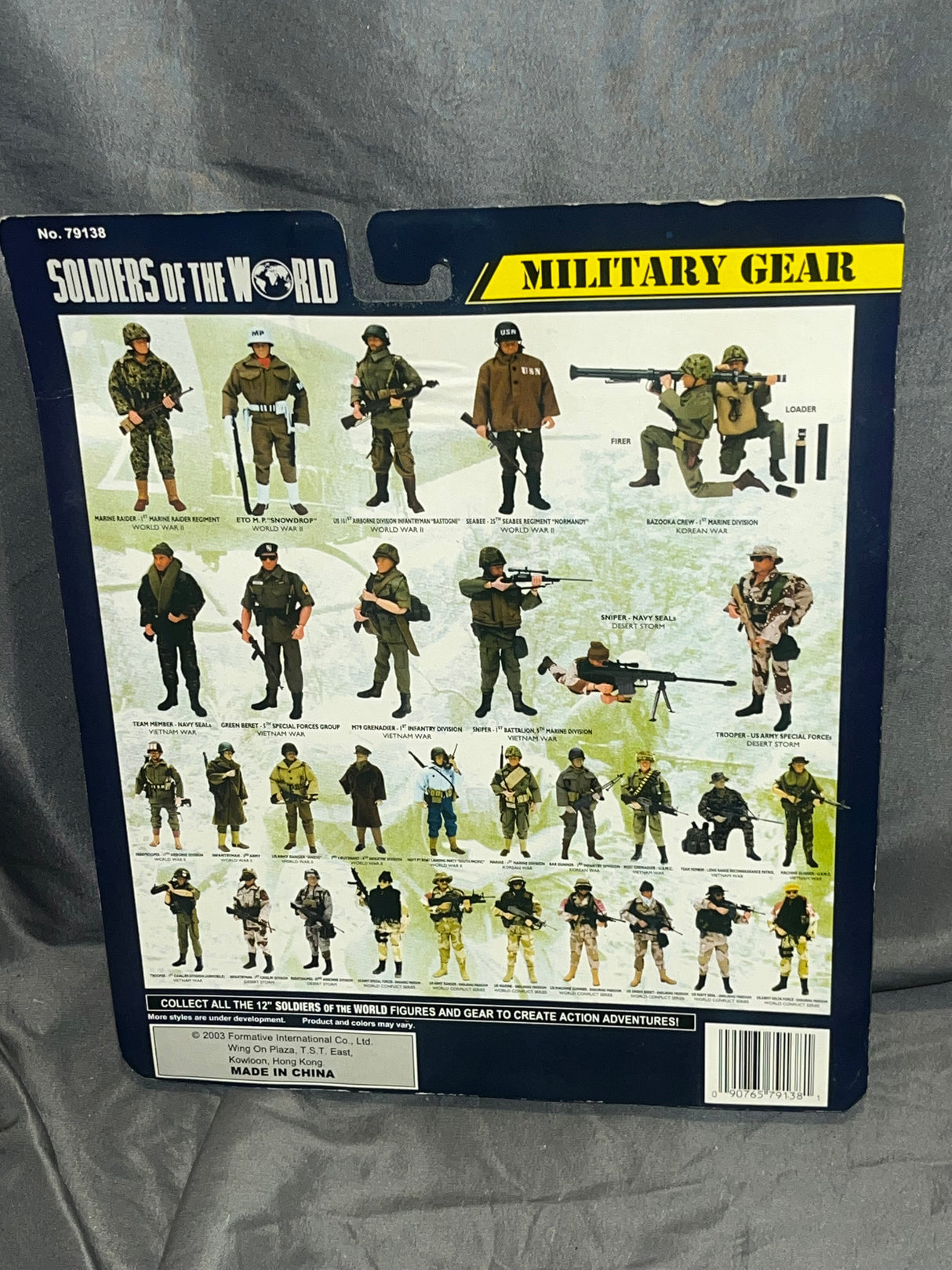 1/6 Scale WWII US Marine Raider 1st Marine Raider Regiment - Formative International SOTW Soldiers of the World NIB Uniform Set