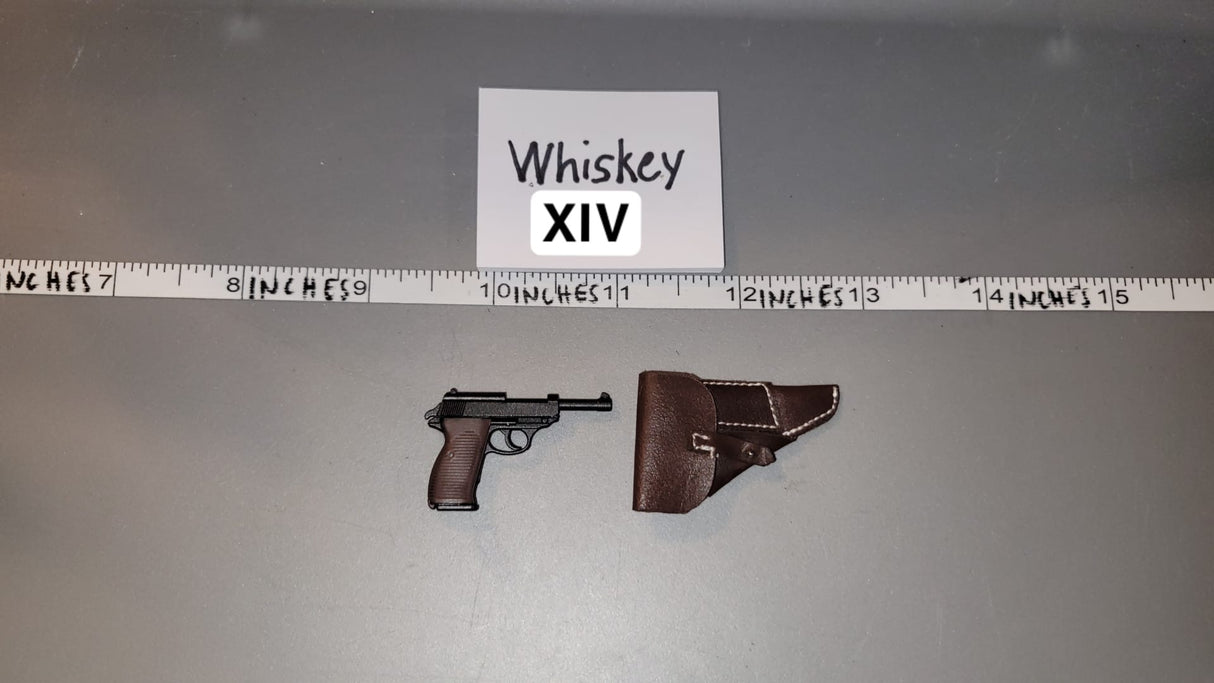 1/6 Scale WWII German Pistol and Holster