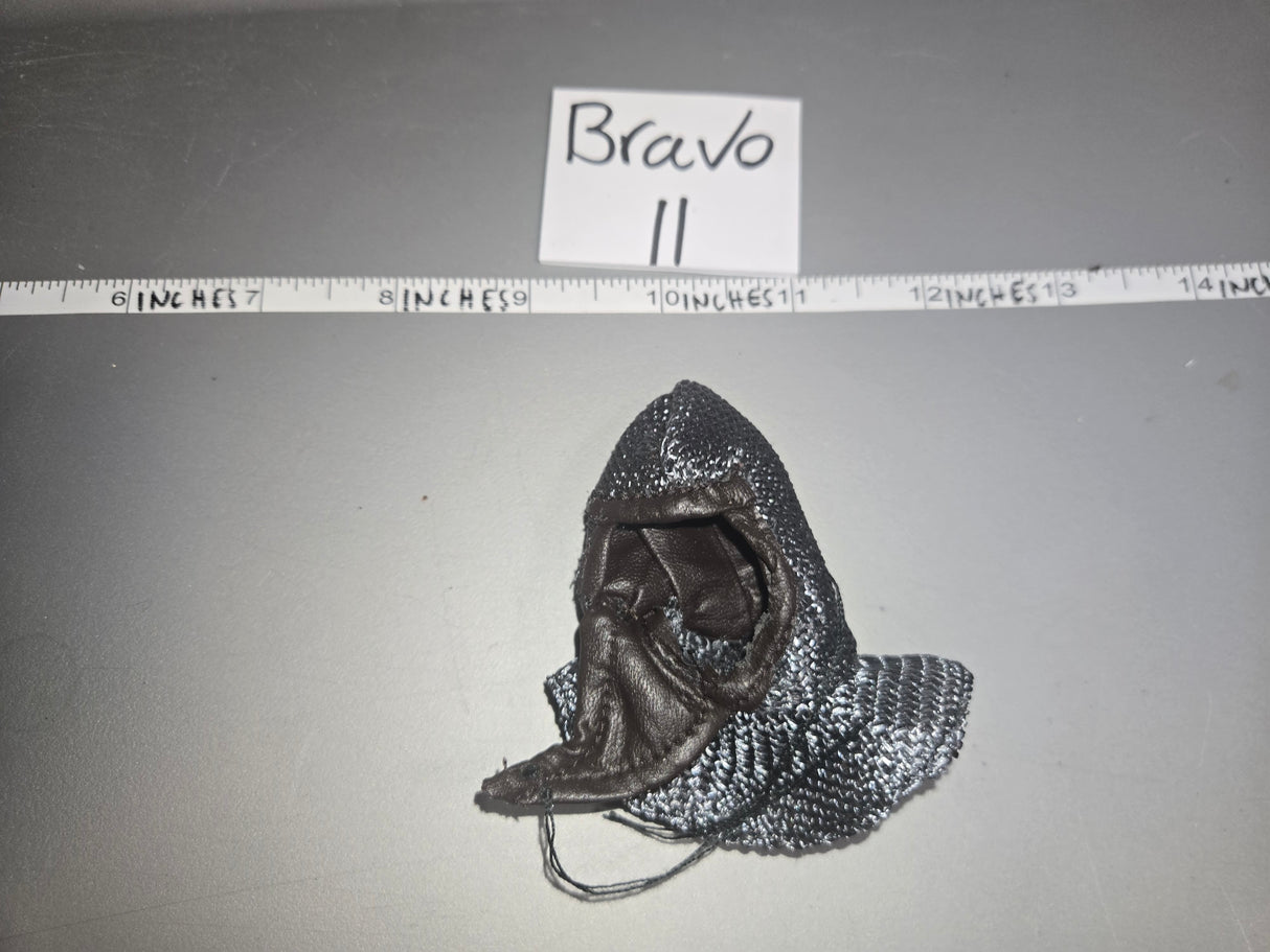 1/6 Scale Fantasy Medieval Knight Chainmail Hood
