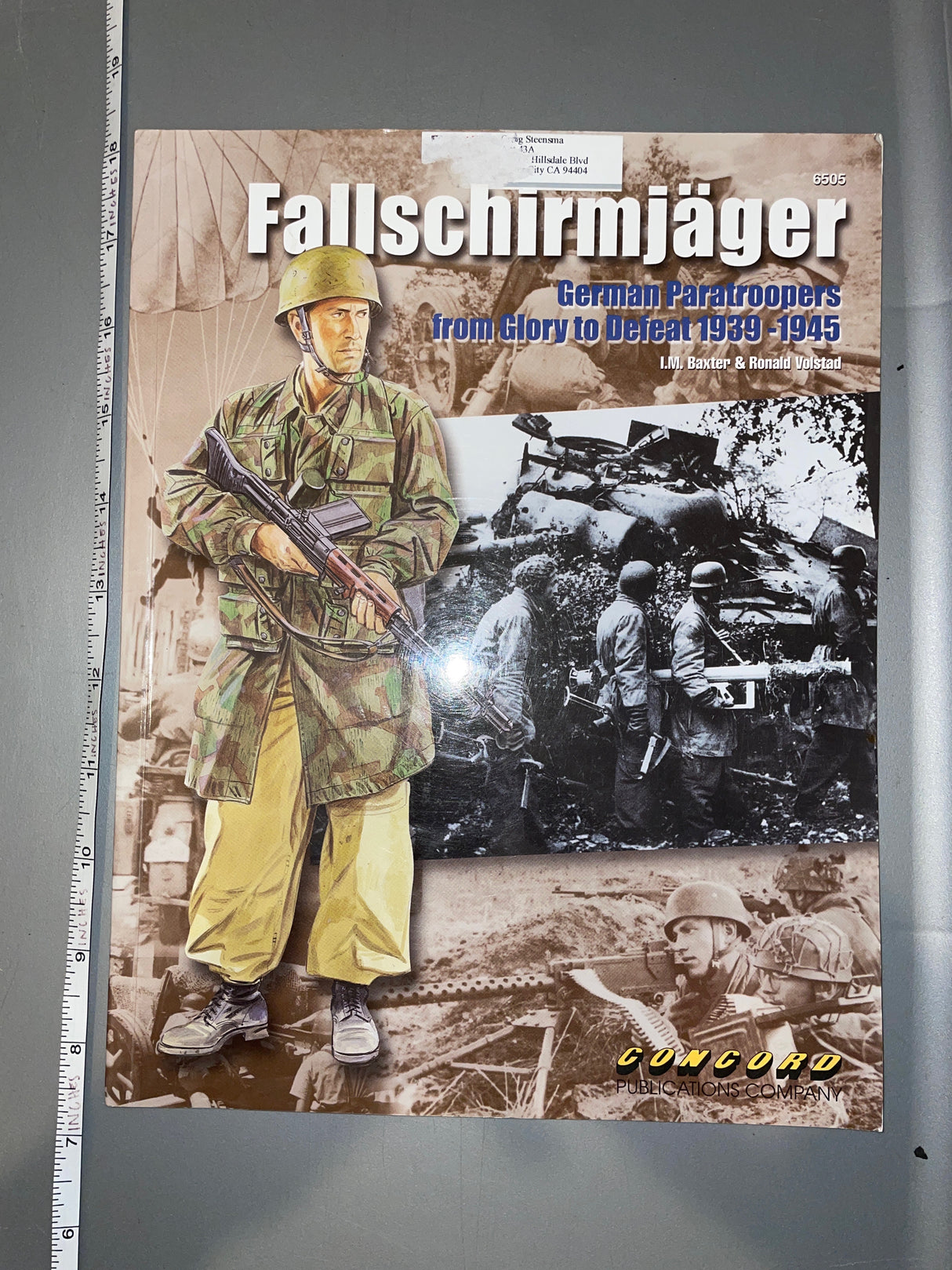 Fallshirmjager - German Paratroopers from Glory to Defeat - Reference Book - Concord
