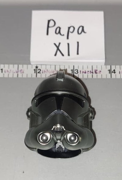 1/6 Scale Star Wars Hot Toys Chrome Clone Trooper Helmet / Head Sculpt MMS643