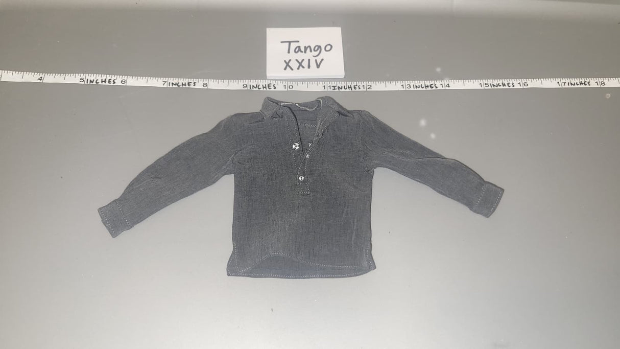 1/6 Scale WWII German Grey Work Shirt