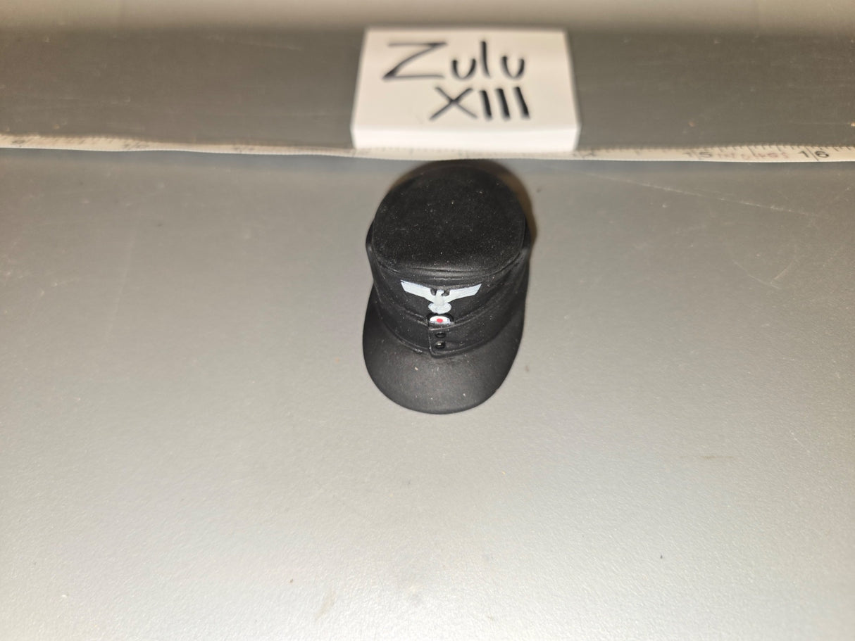 1/6 Scale WWII German Black Tanker Field Cap - Zulu XIII