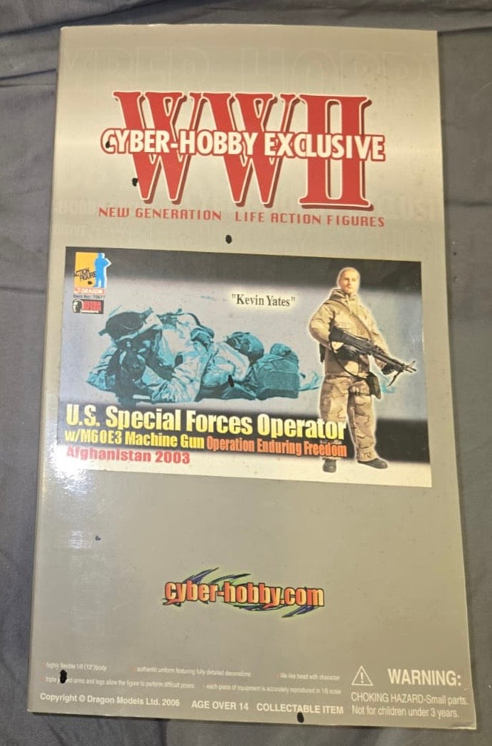 1/6 Scale Modern Operation Enduring Freedom Afghanistan Kevin Yates Cyber Hobby - NIB Dragon