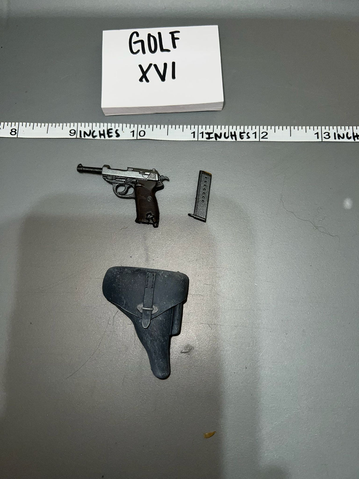 1/6 Scale WWII German Pistol and Holster