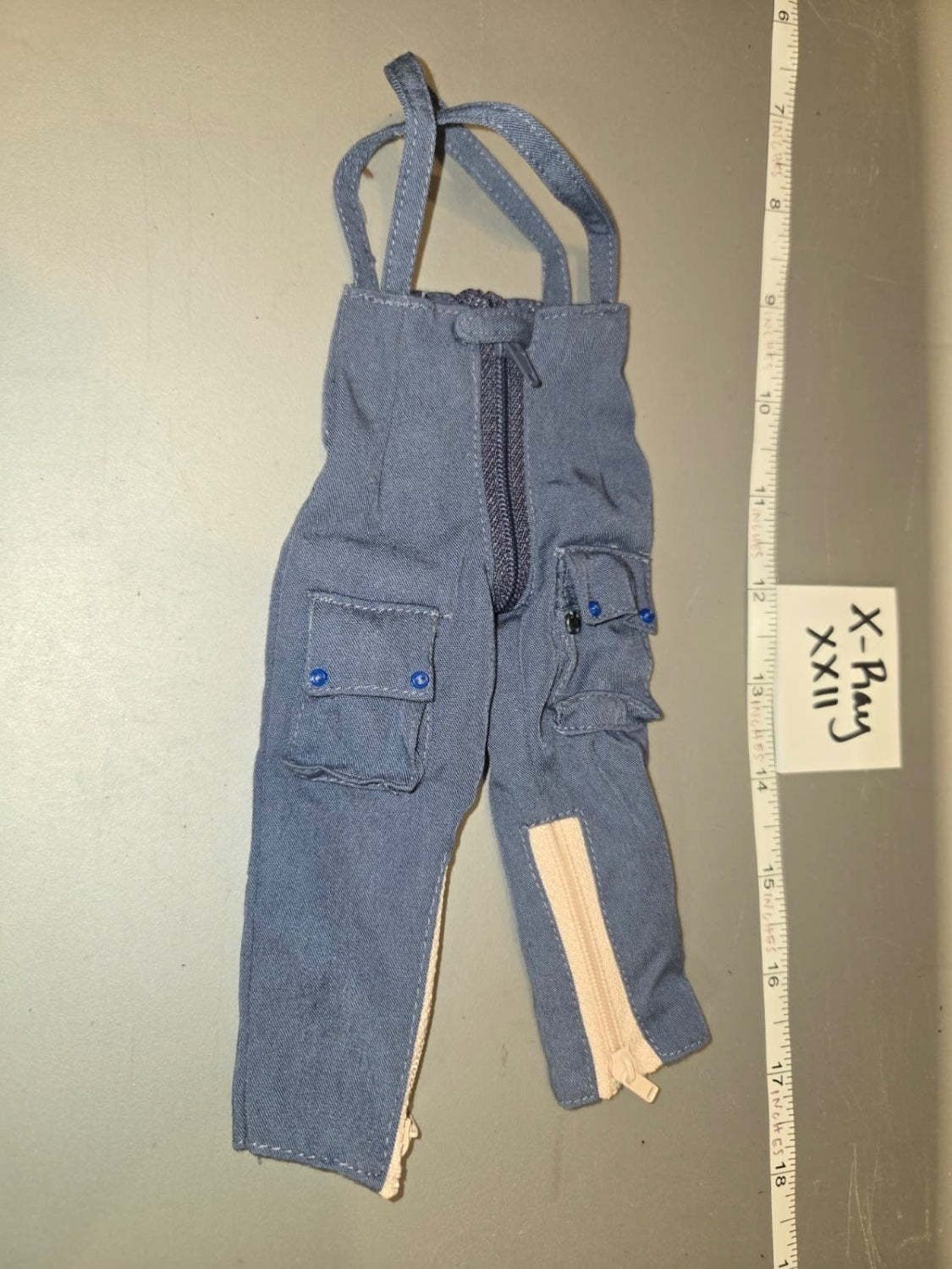 1/6 Scale WWII US Cargo Pants with Suspenders - X-Ray XXII