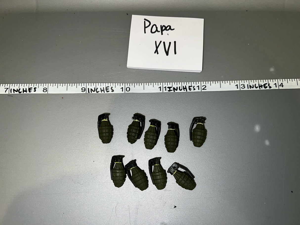 1/6 Scale WWII US Grenade Lot