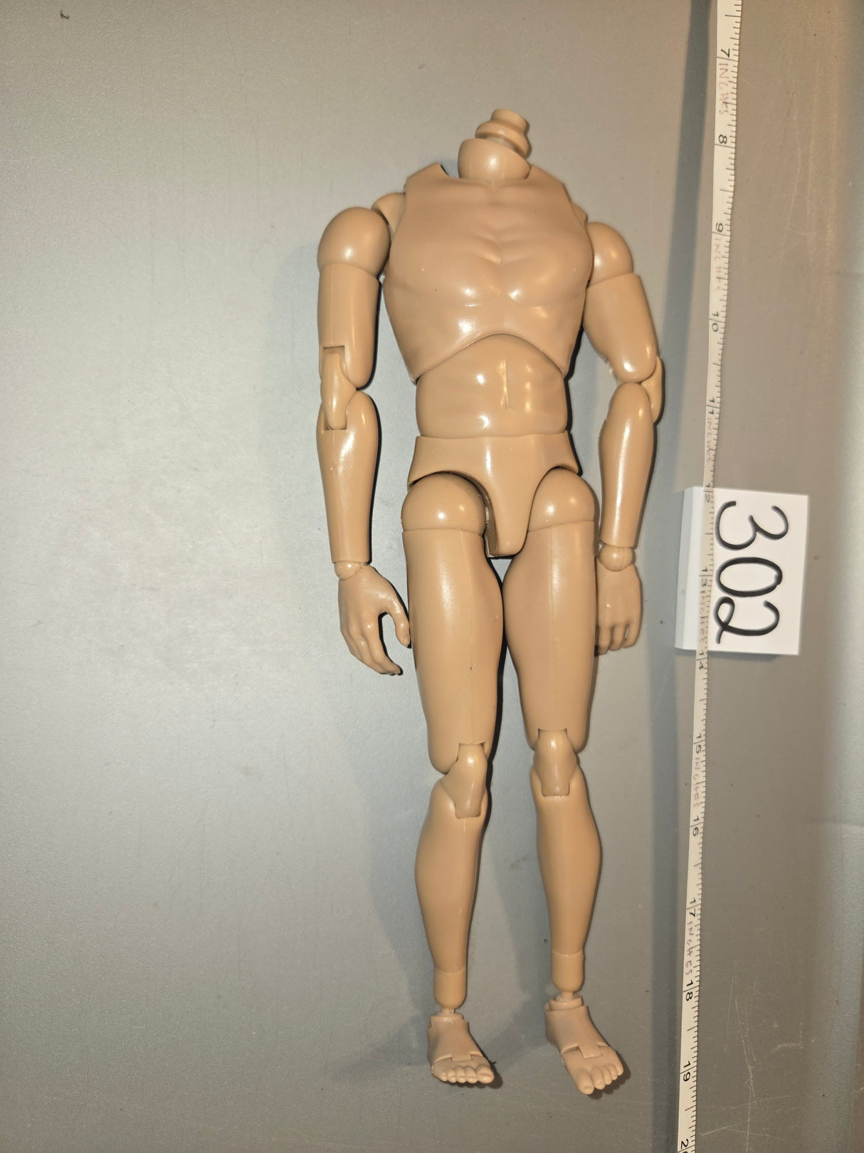 1/6 Scale Basic Nude Figure - Present Toys Half Face - 303