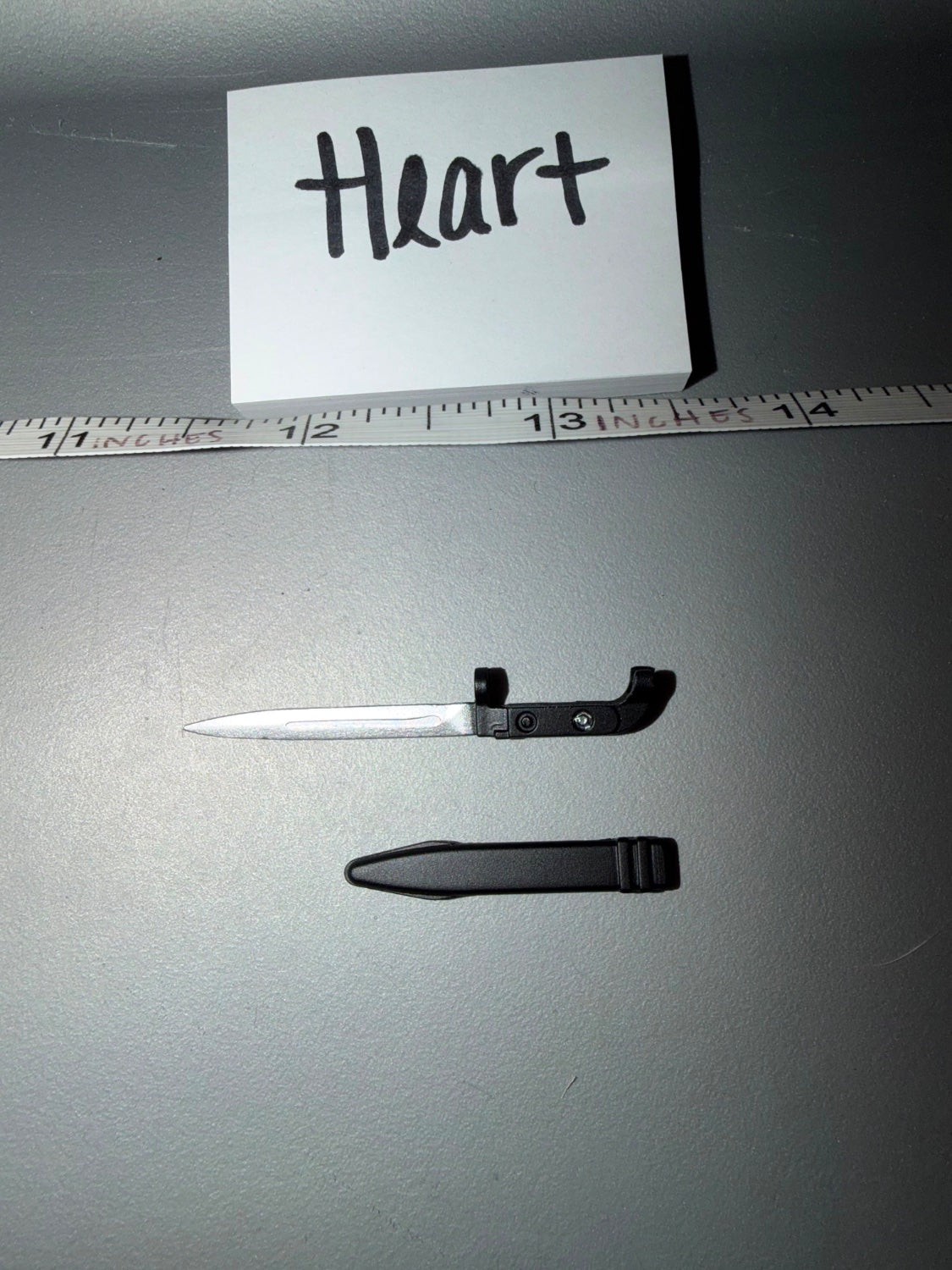1/6 Scale WWII German Bayonet and Sheath - Heart