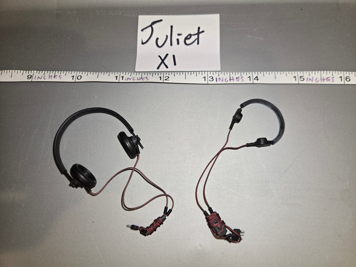 1/6 Scale WWII German Tanker Head Phones Set