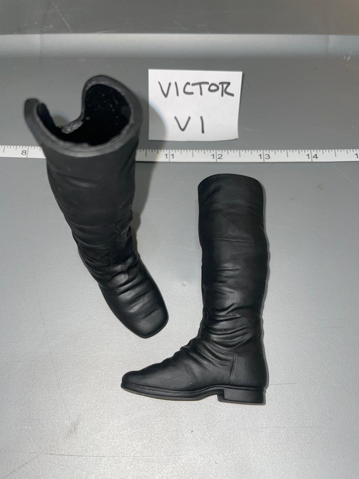 1:6 Scale Civil War Western Era Cavalry Boots