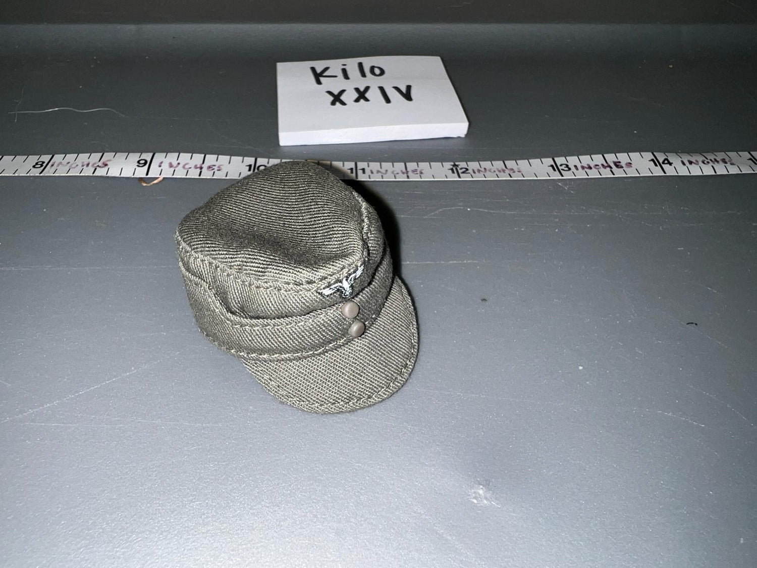 1/6 Scale WWII German Grey Field Cap
