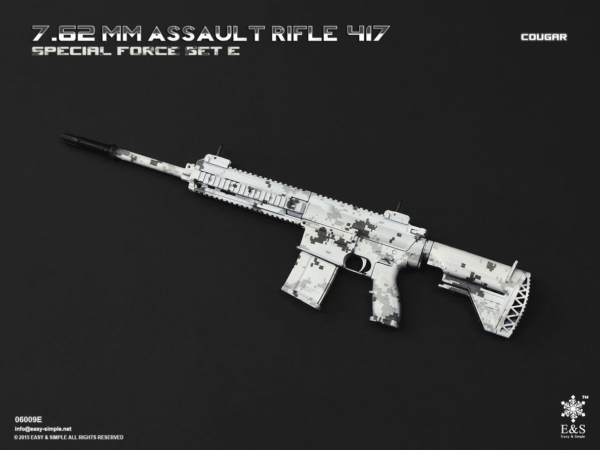 1/6 Scale Modern Era ASSAULT RIFLE 417 Weapons Set - NIB Easy and Simple Set E - BCSIV