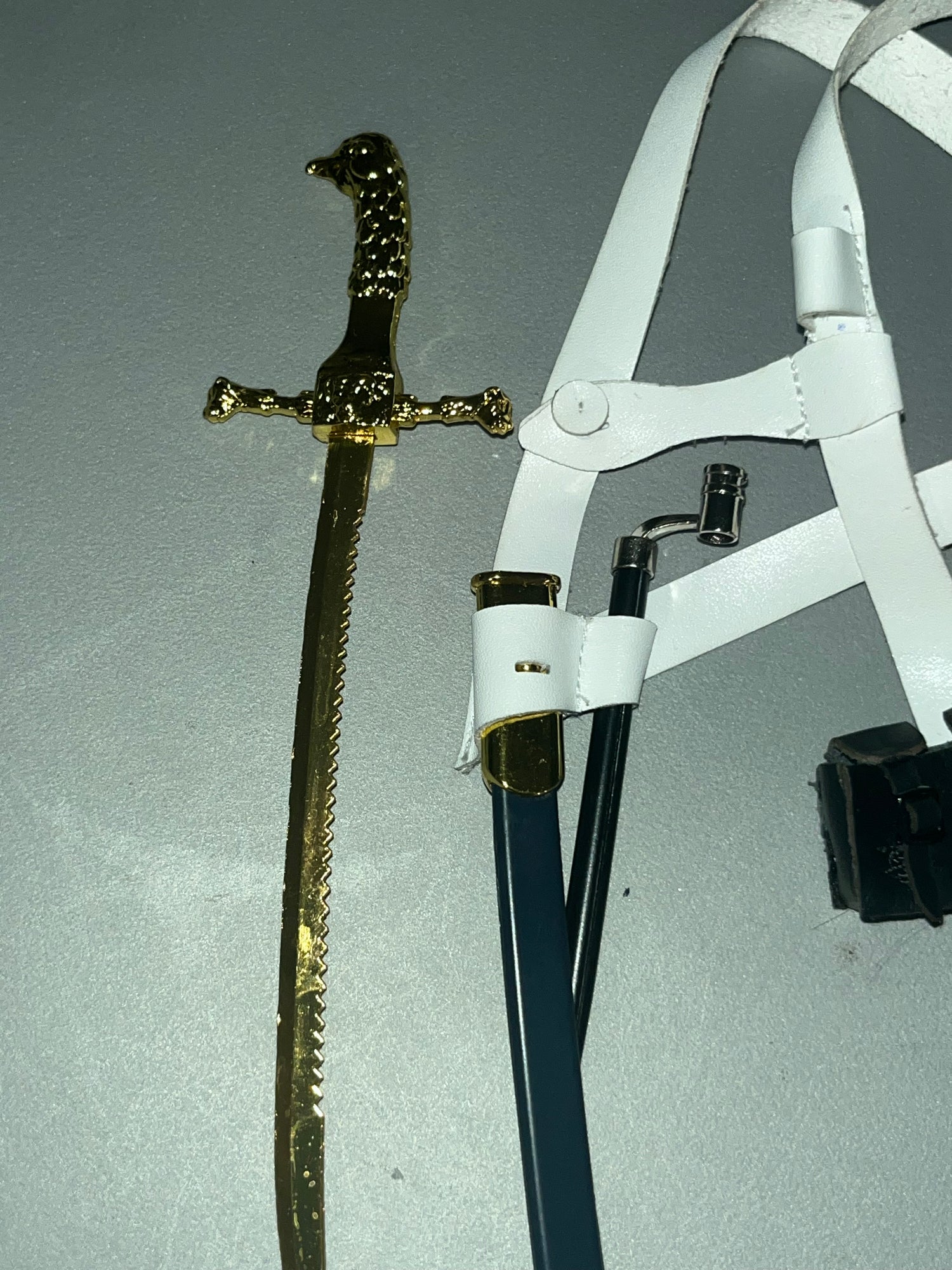 1/6 Scale Napoleonic French Saber, Scabbard, Bayonet - QORange Toys