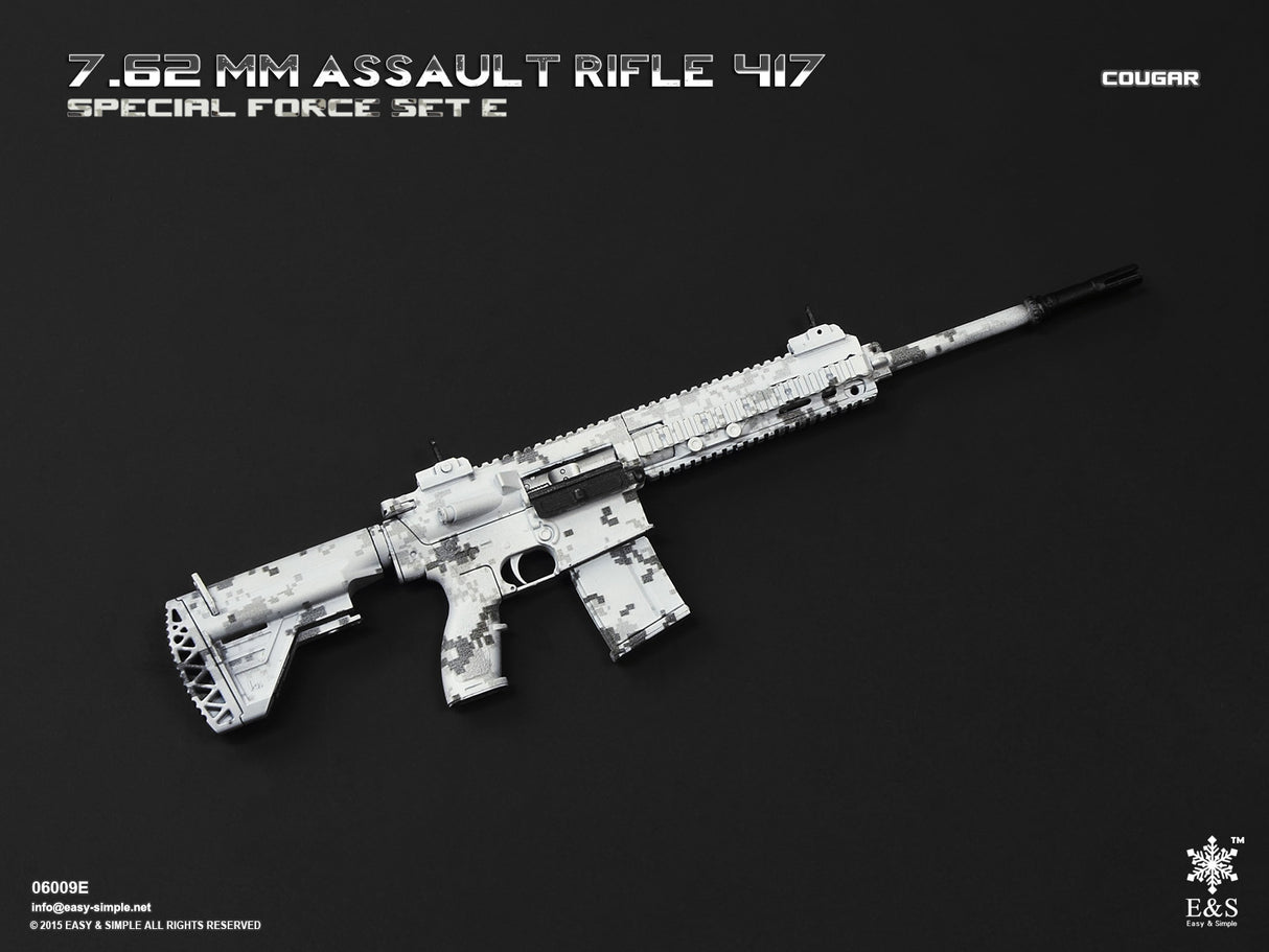 1/6 Scale Modern Era ASSAULT RIFLE 417 Weapons Set - NIB Easy and Simple Set E - BCSIV