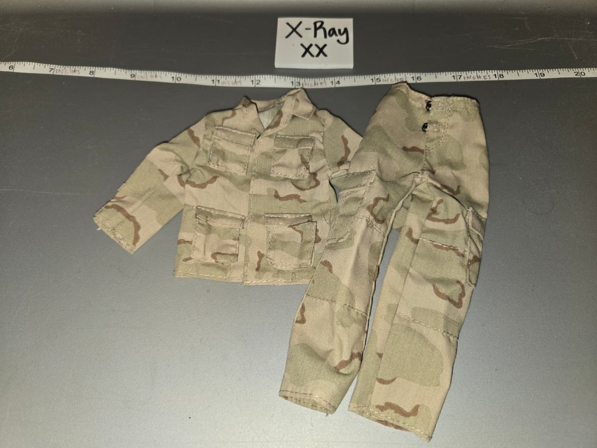 1/6 Scale Modern Era US Chocolate Chip Desert BDU Uniform Set - X-Ray XX