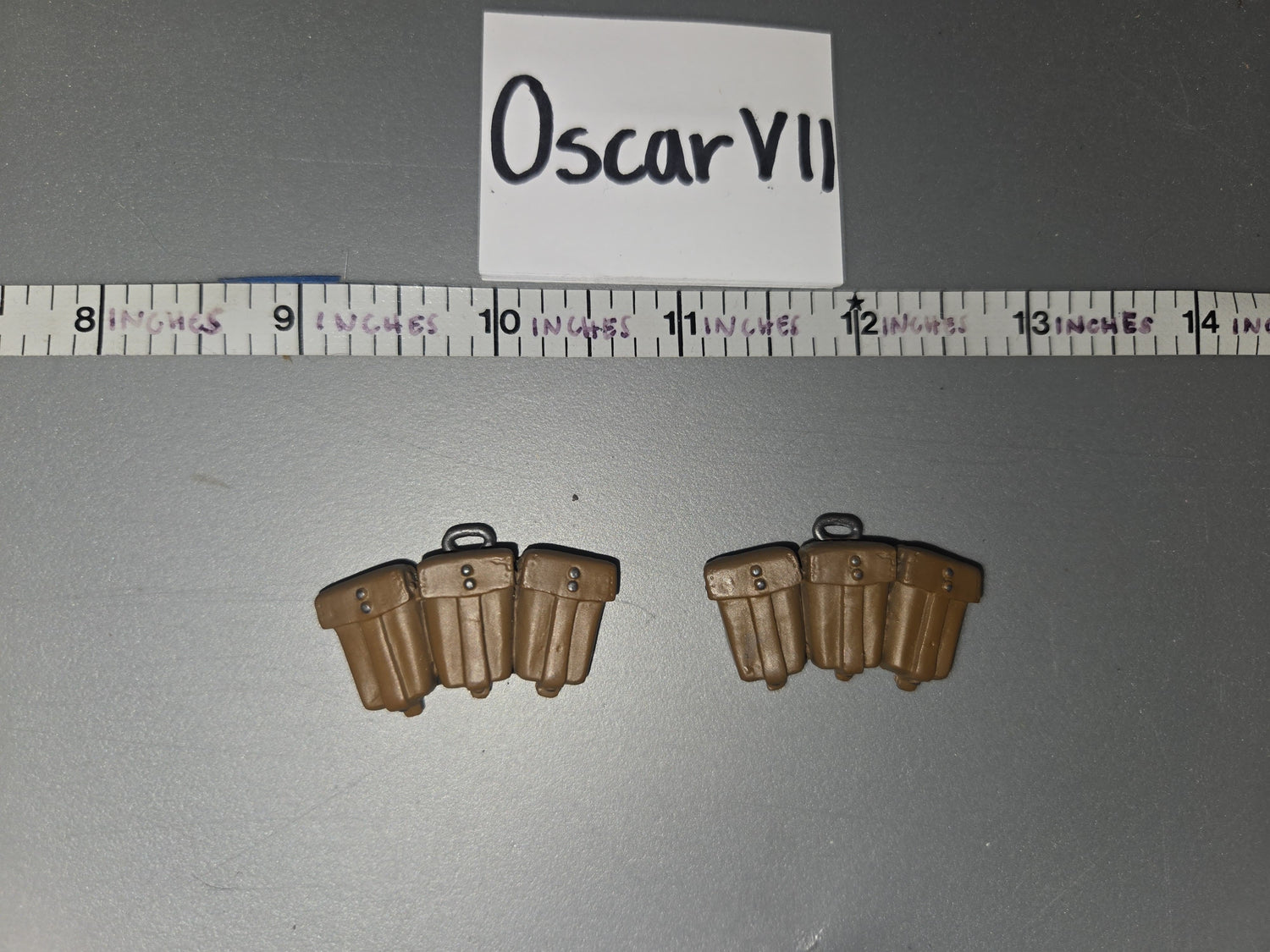 1/6 Scale WWII German Kar-98 Pouch Lot - Afrika Korps / Luftwaffe