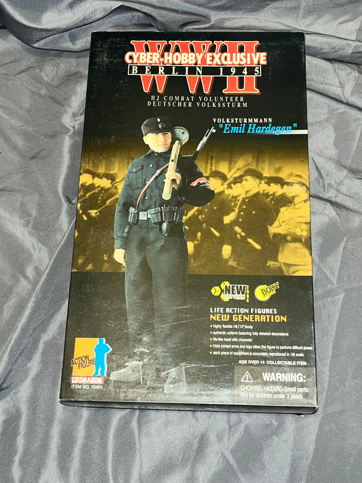 1/6 Scale WWII GERMAN HJ COMBAT VOLUNTEER DEUTSCHER VOLKSSTURM - Emil Hardegen NIB Dragon Cyber Hobby