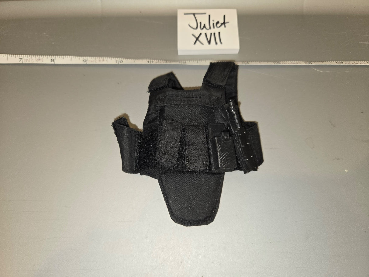 1/6 Scale Modern Era Tactical Vest with Drop Leg Holster - Juliet XVII