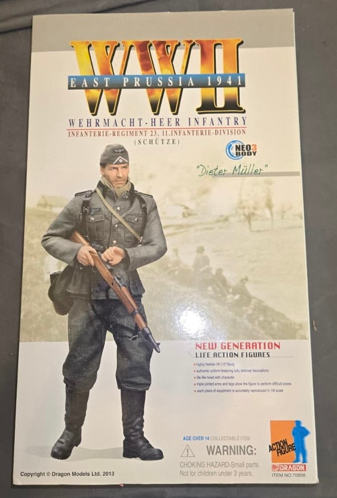 1/6 Scale WWII GERMAN Heer Infantry Dieter Muller - NIB Dragon