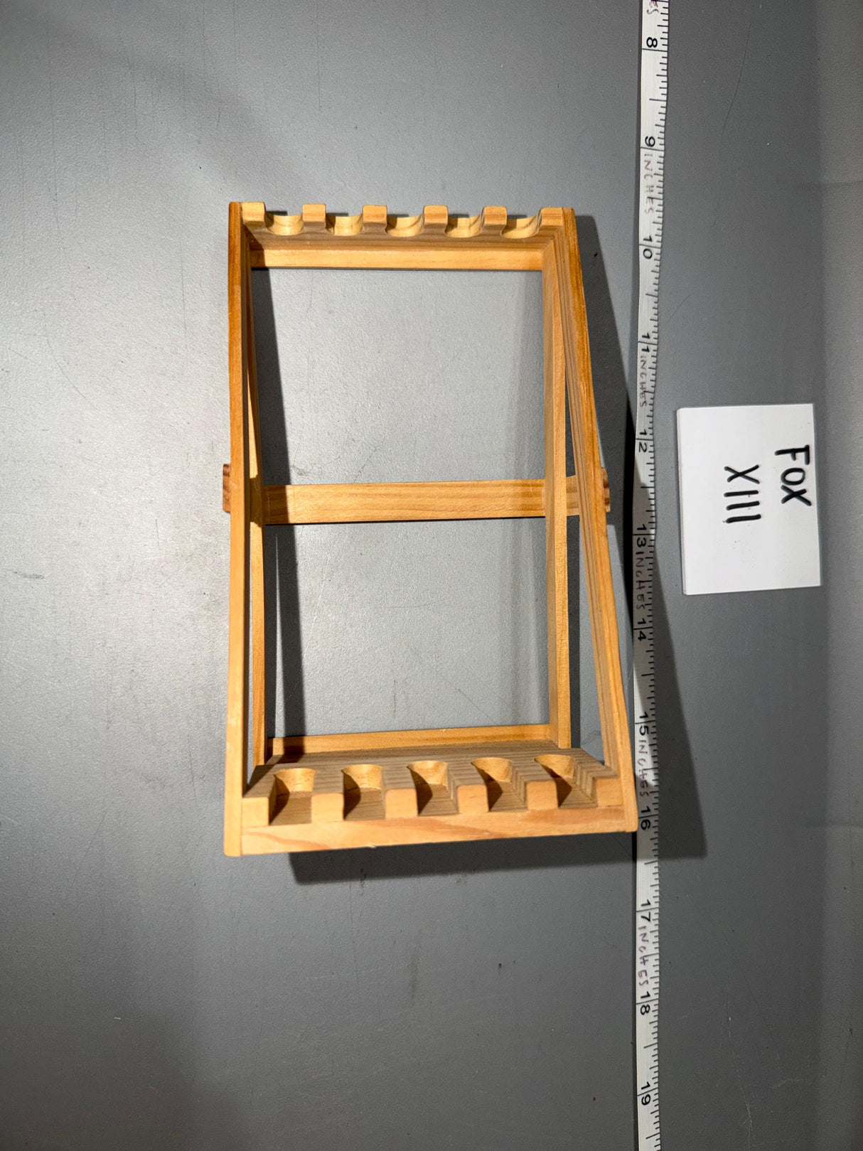 1/6 Scale Wood Rifle Rack Stand - Diorama Item l