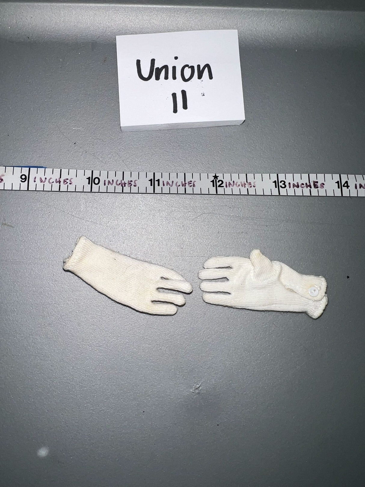 1/6 Scale WWII German Dress White Gloves - DID