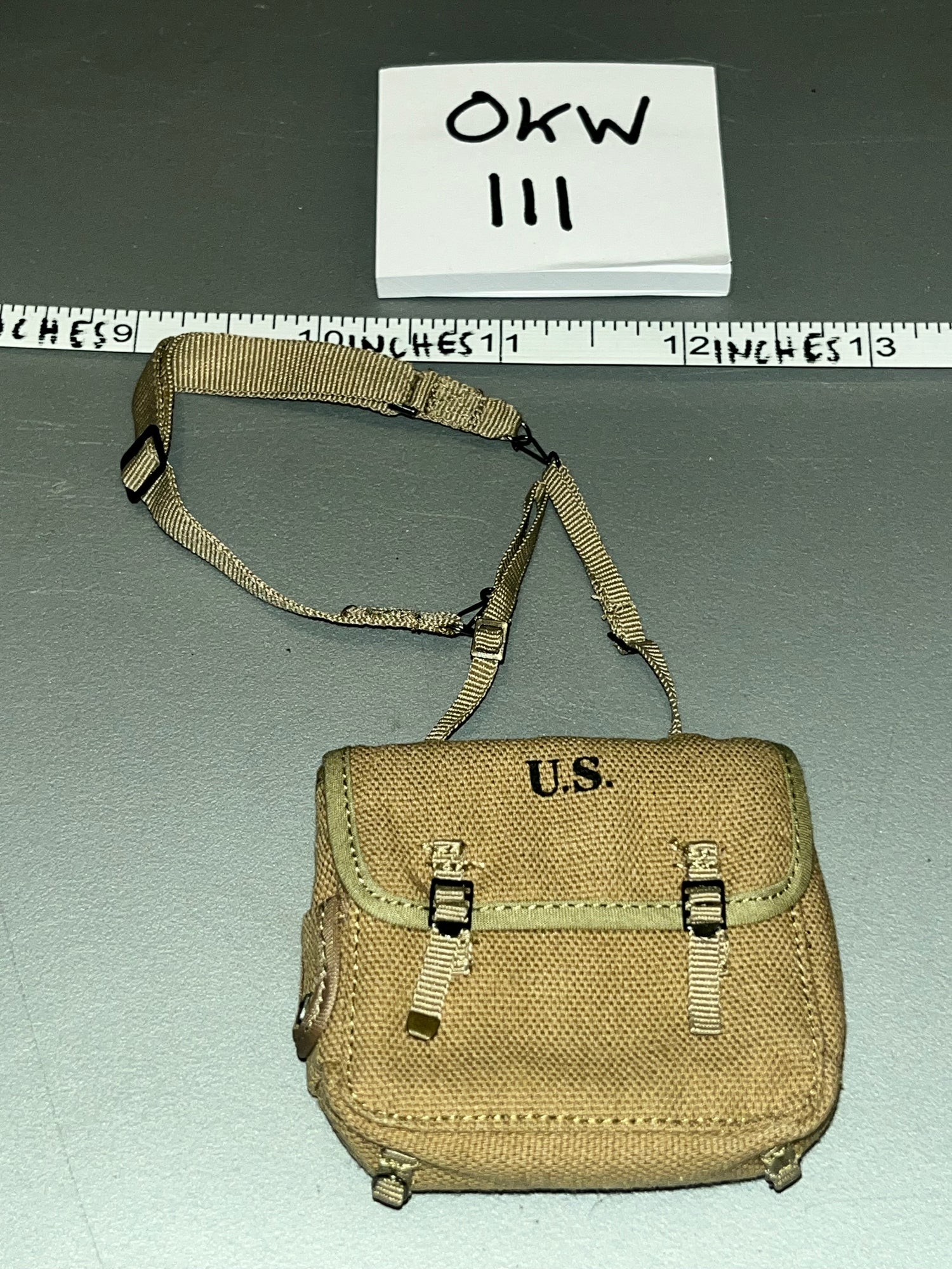 1:6 Scale WWII US Musette Bag - War Daddy - Facepool