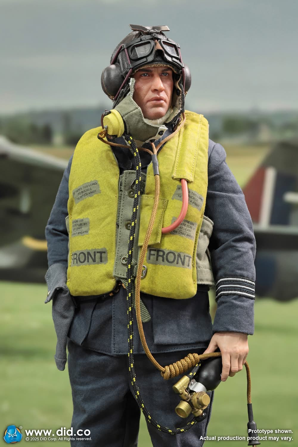 1/6 Scale WWII British Pilot Squadron Leader – Tom - DiD K80187 NIB Boxed Figure
