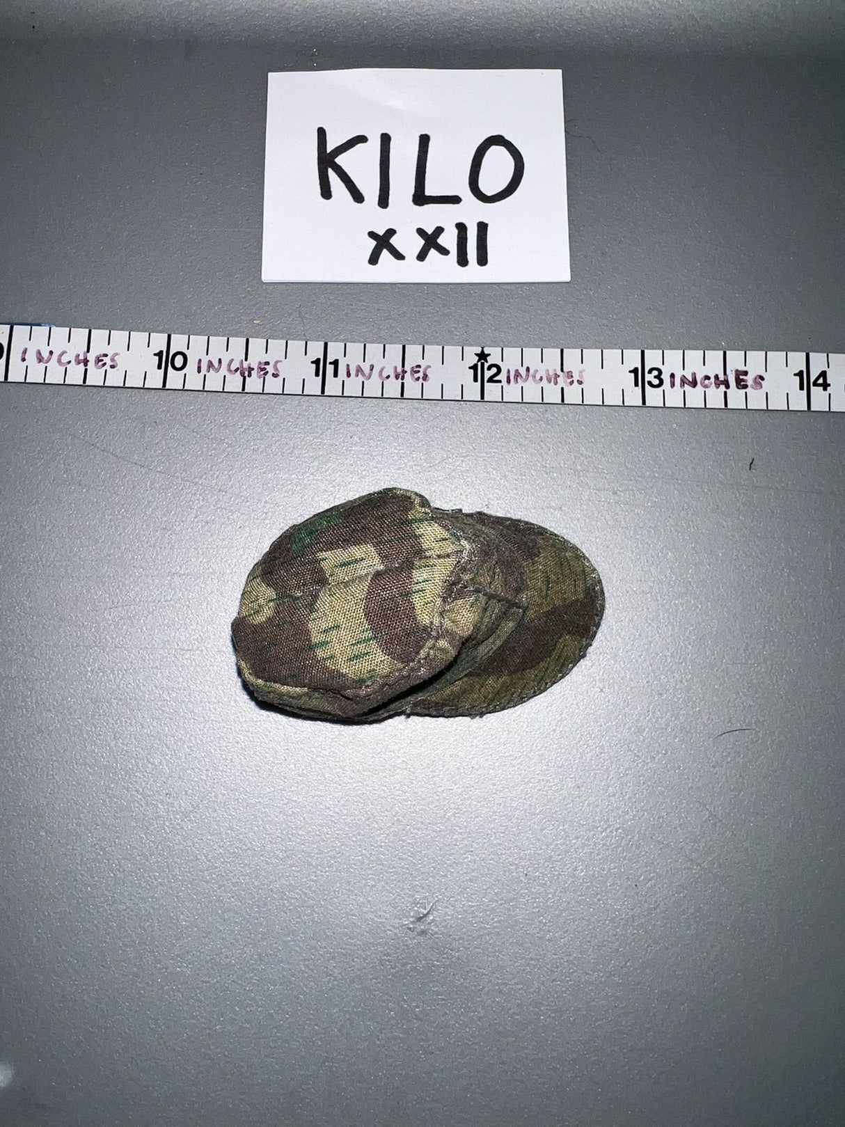 1/6 Scale WWII German Splinter Field Cap Hat