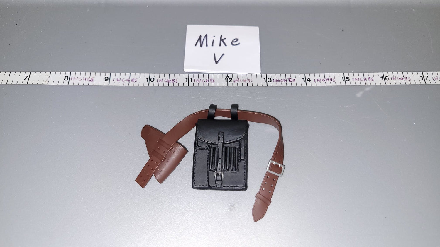 1/6 Scale WWII German Officer Belt, Pistol, Holster, and Map Case